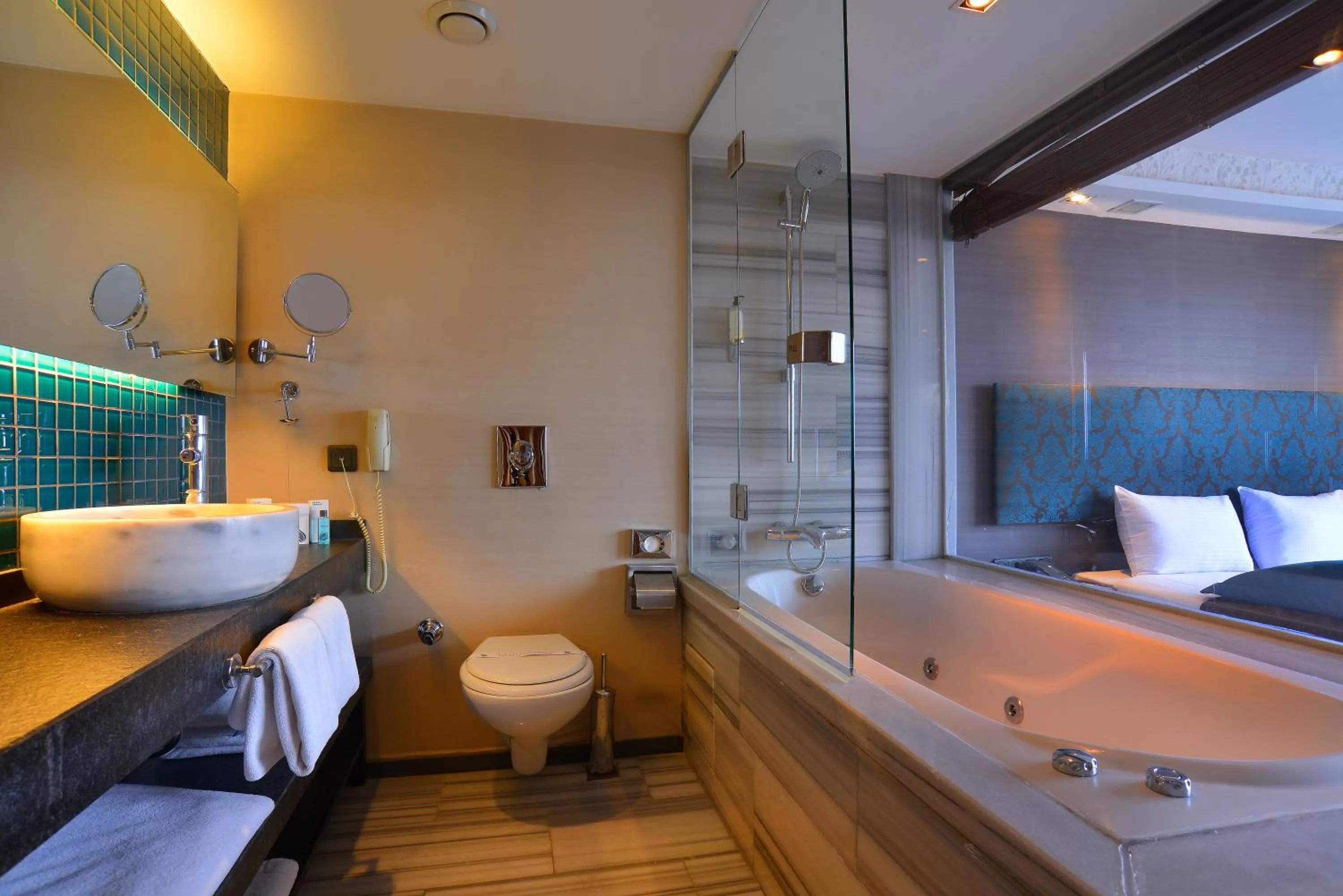 Bathroom, Bed in Pera Tulip Hotel & Spa