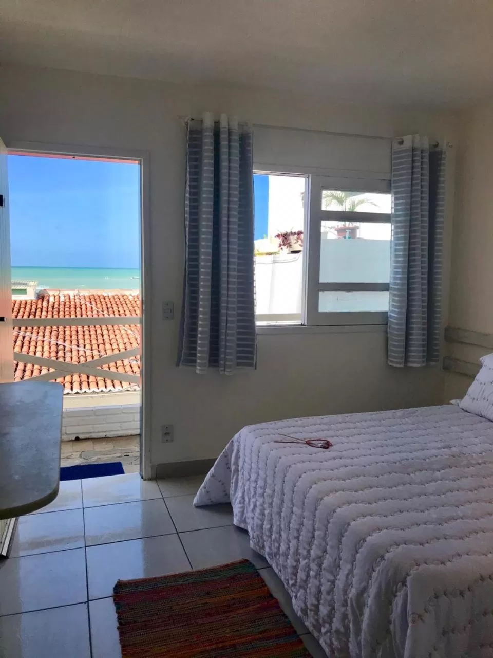 Sea view, Bed in Pousada America do Sol