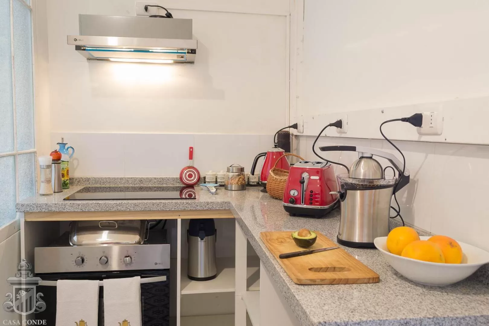 Kitchen or kitchenette in Hotel Boutique Casa Conde