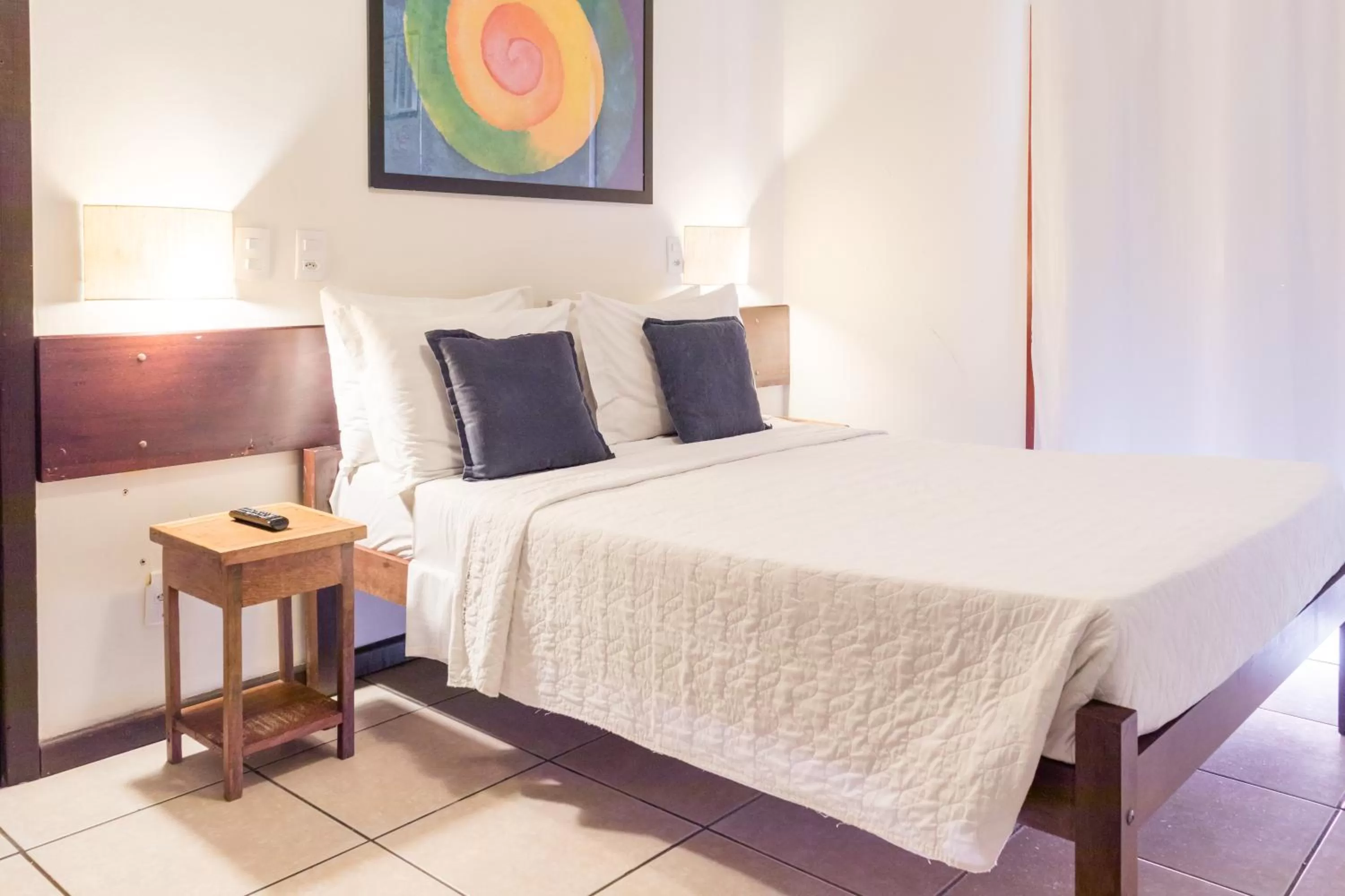 Bed in Pousada dos Coqueiros Búzios