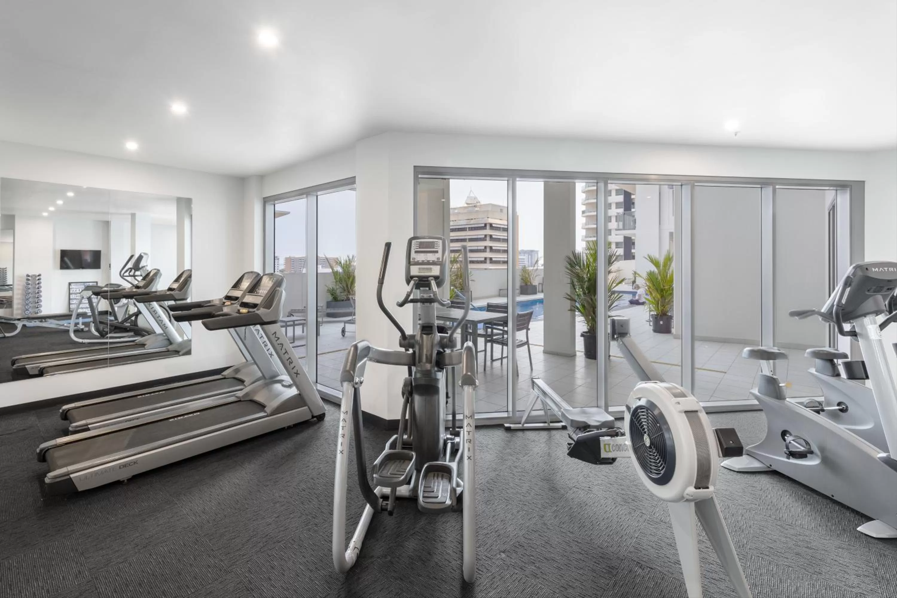 Fitness centre/facilities in Oaks Darwin Elan Hotel