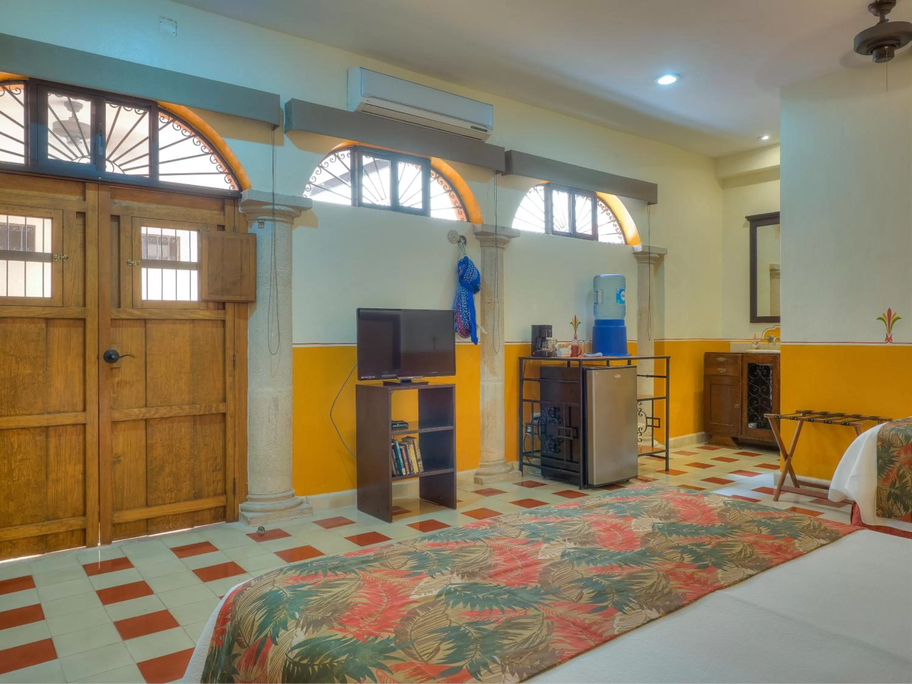 Bed in Hotel Luz en Yucatan