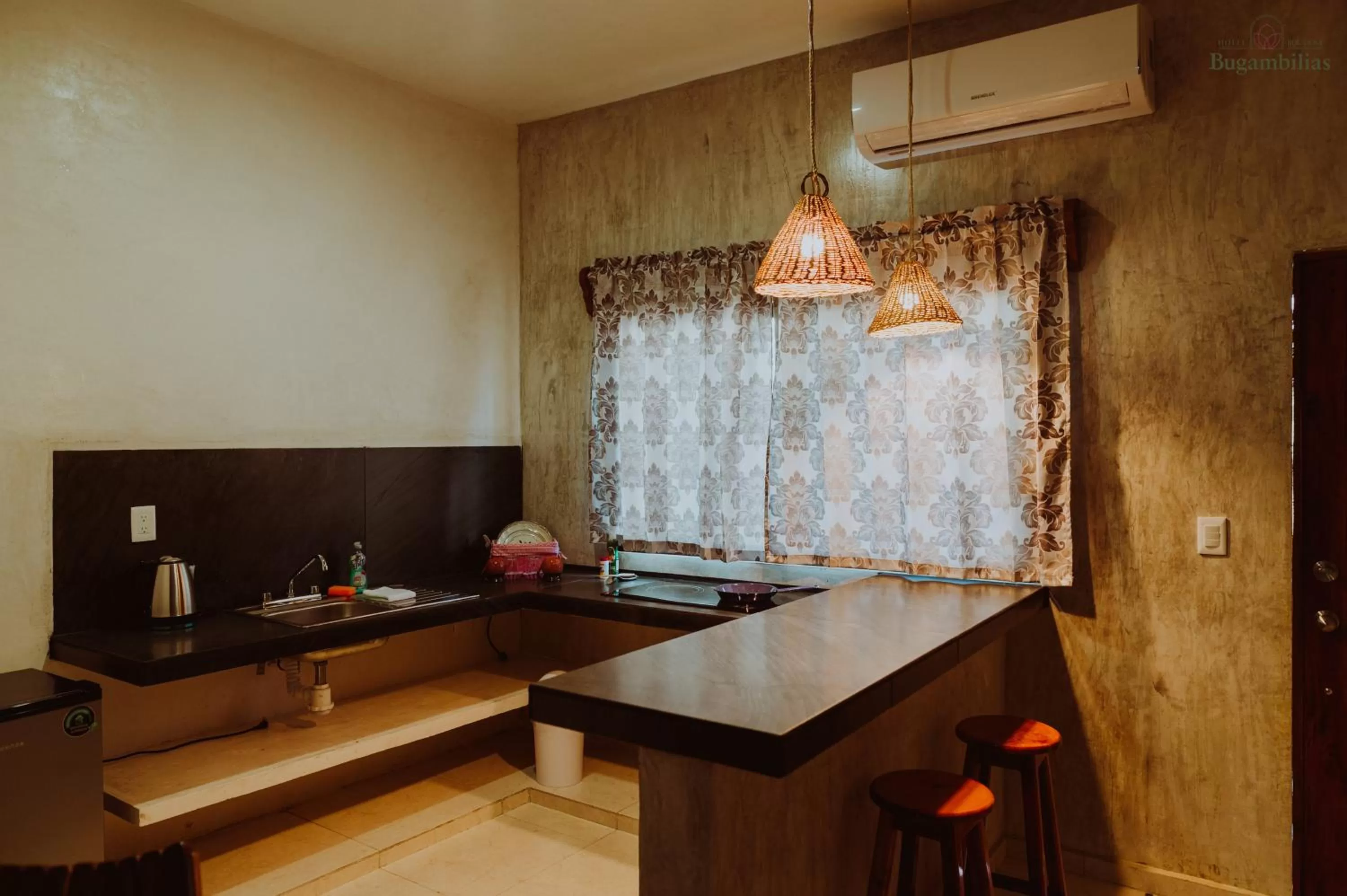 Kitchen or kitchenette, Kitchen/Kitchenette in Hotel Boutique Bugambilias