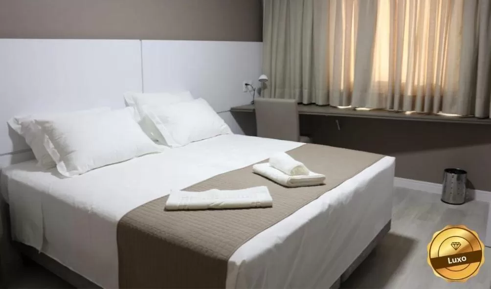 Bed in Tri Hotel Executive Indaial