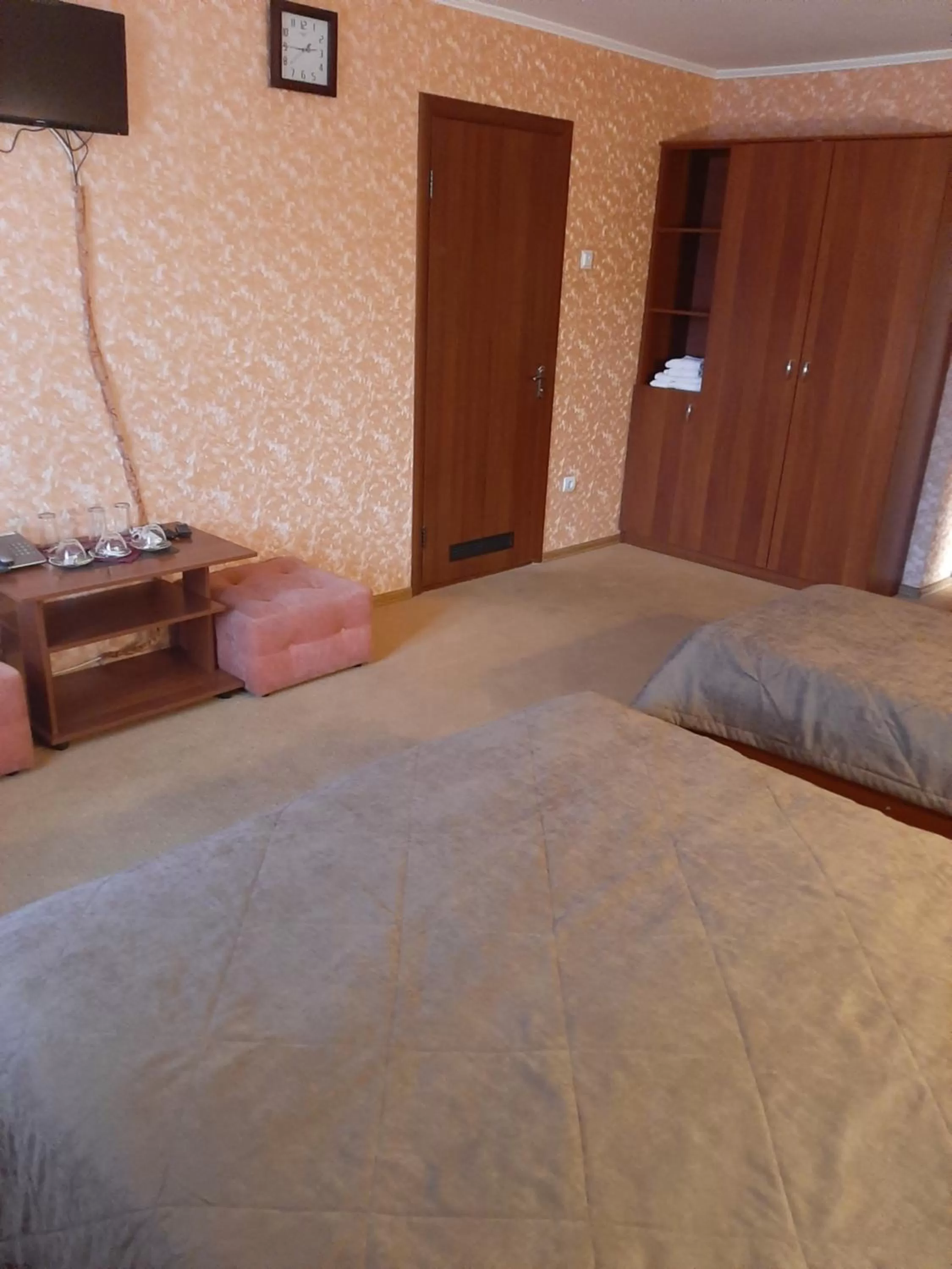 Bed in Stara Vezha Hotel