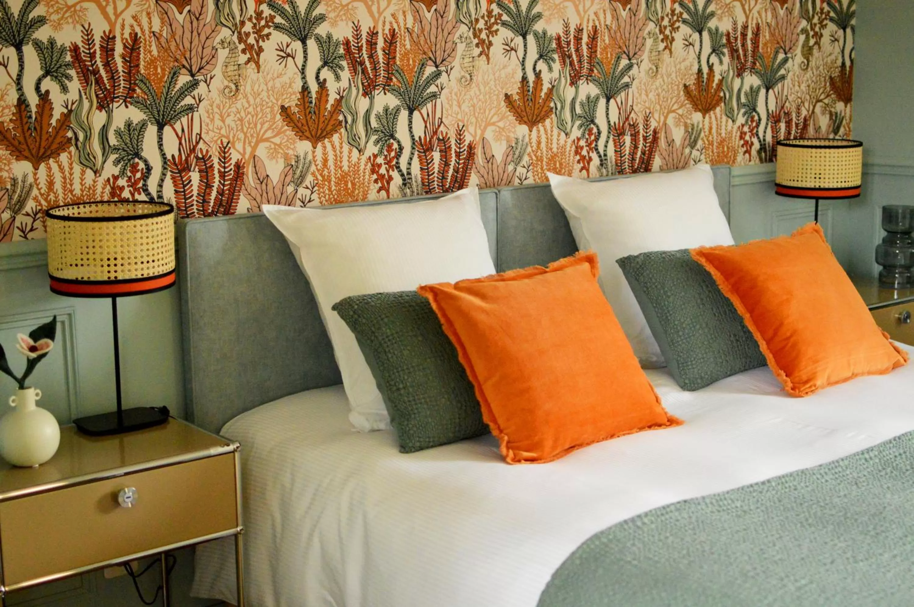 Bed in Manoir de Beaupré