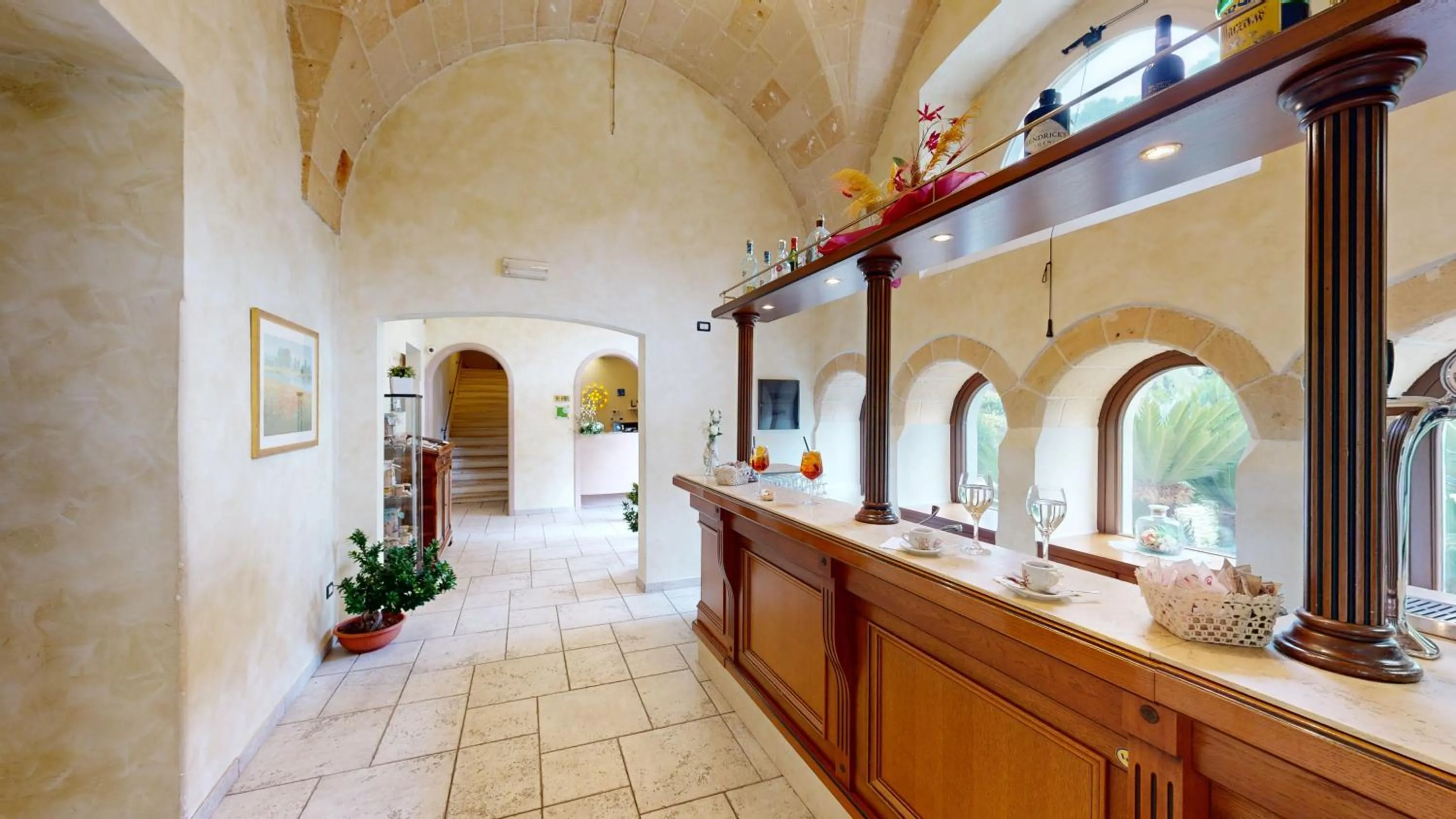 Lounge or bar in Relais Reggia Domizia