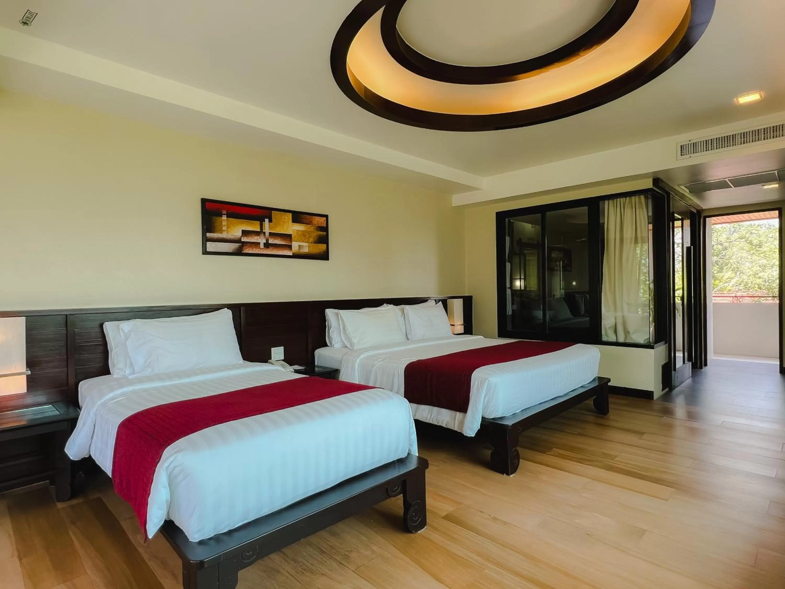 Bed in Aonang Phu Pi Maan Resort & Spa