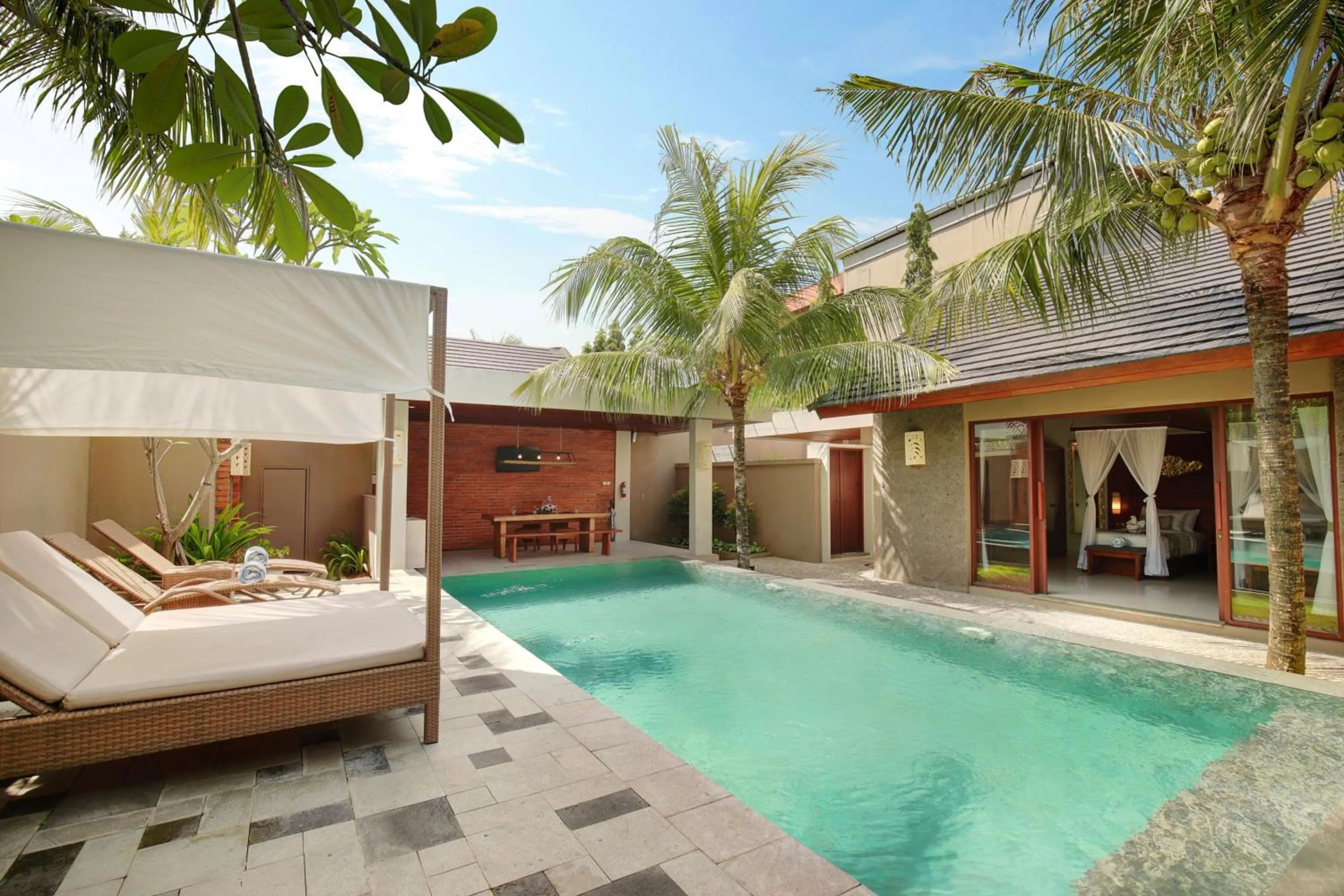 Swimming pool in Lumbini Luxury Villas and Spa