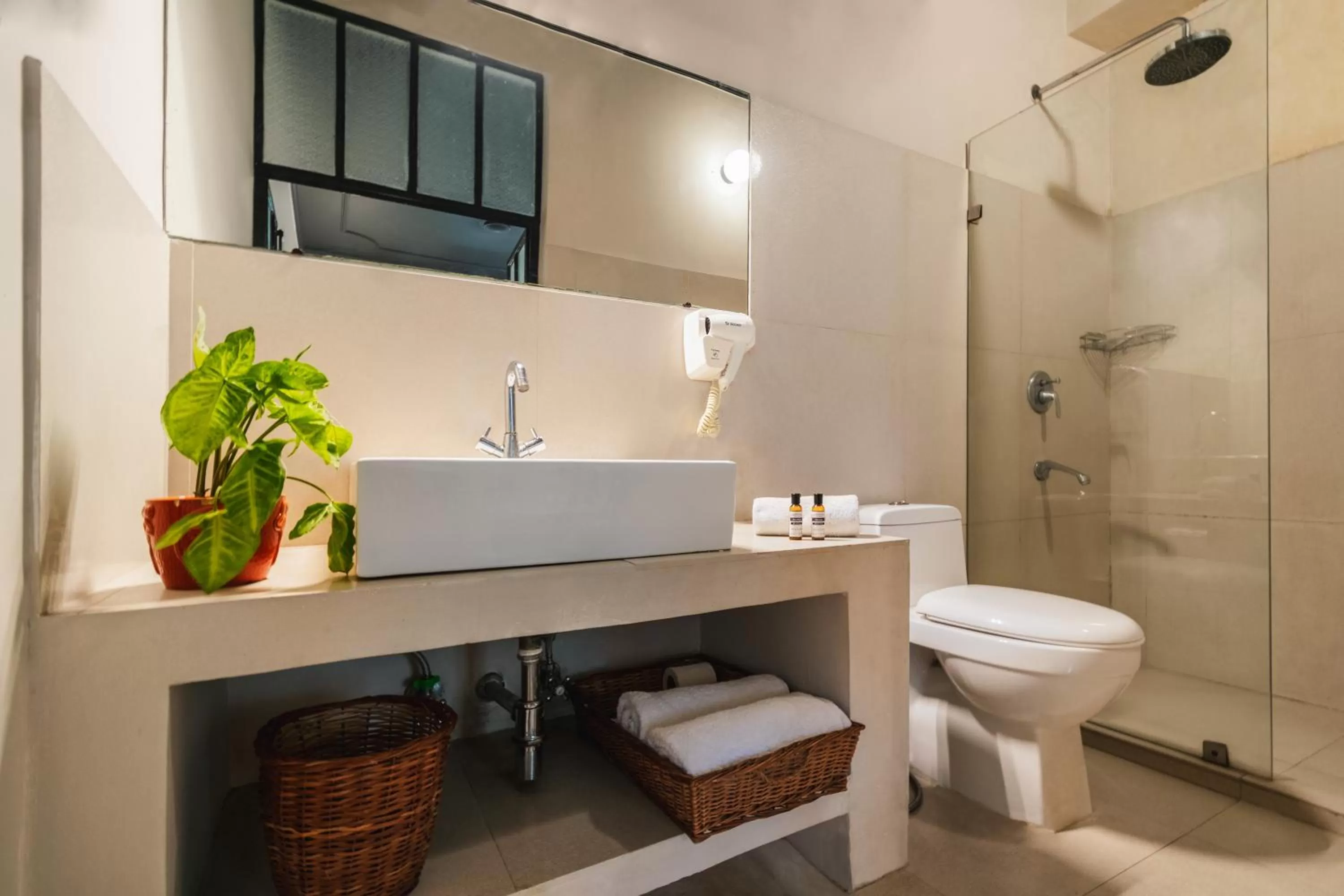 Bathroom in LetsBunk Poshtel & Suites