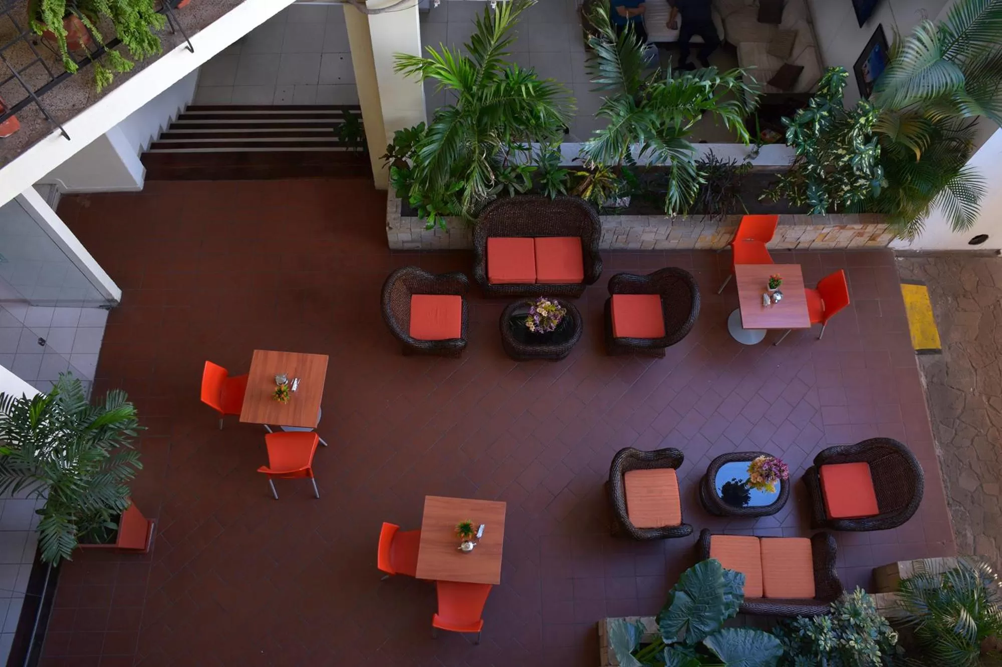 Living room in La Siesta Hotel