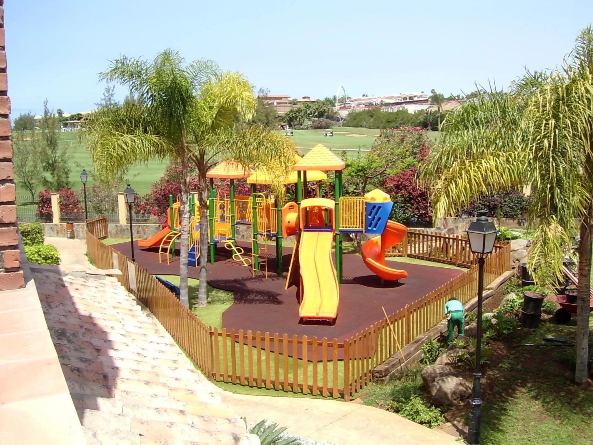 Children play ground in Villa Mandi Golf Resort