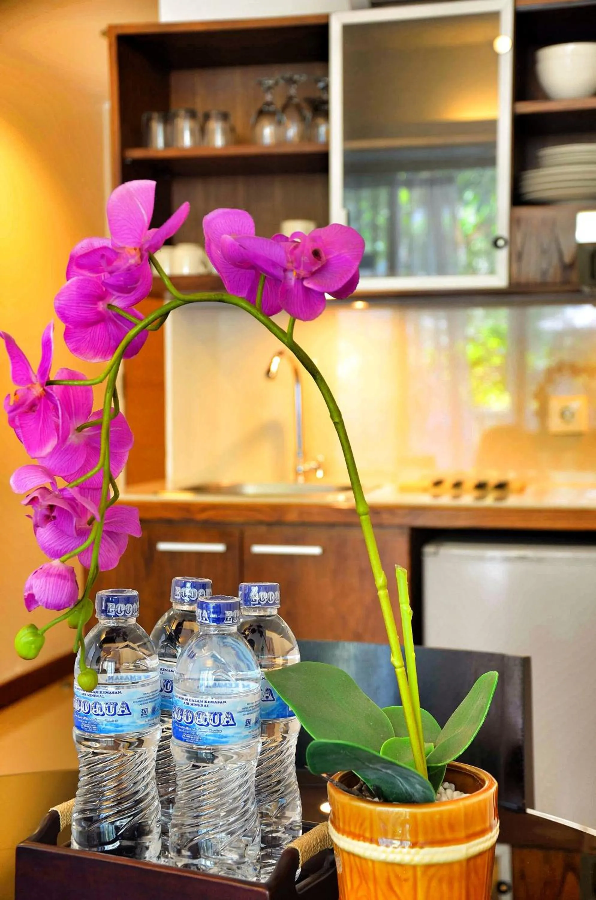 Kitchen or kitchenette in Sunset Residence and Condotel