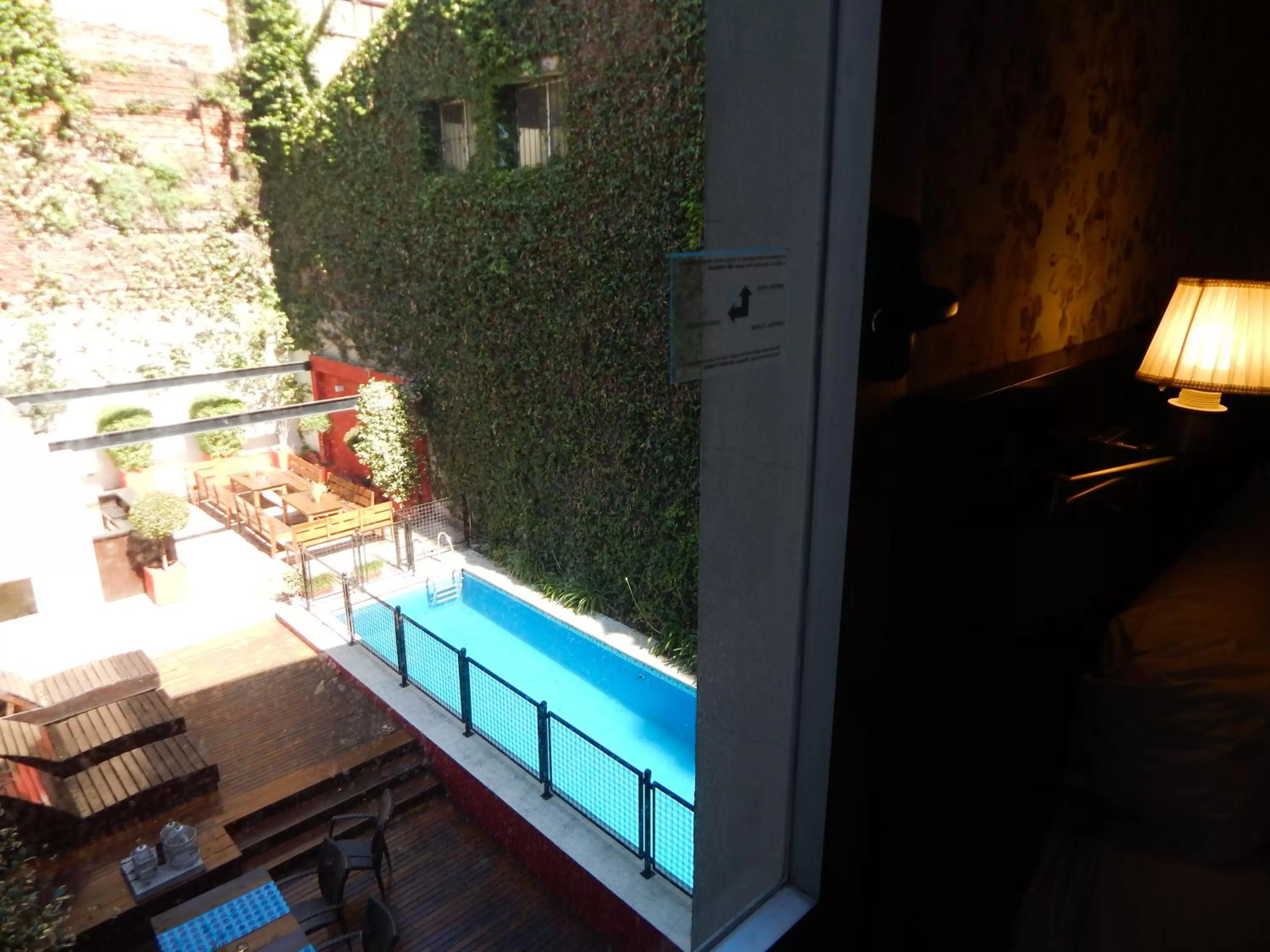 Pool view in Ribera Sur Hotel