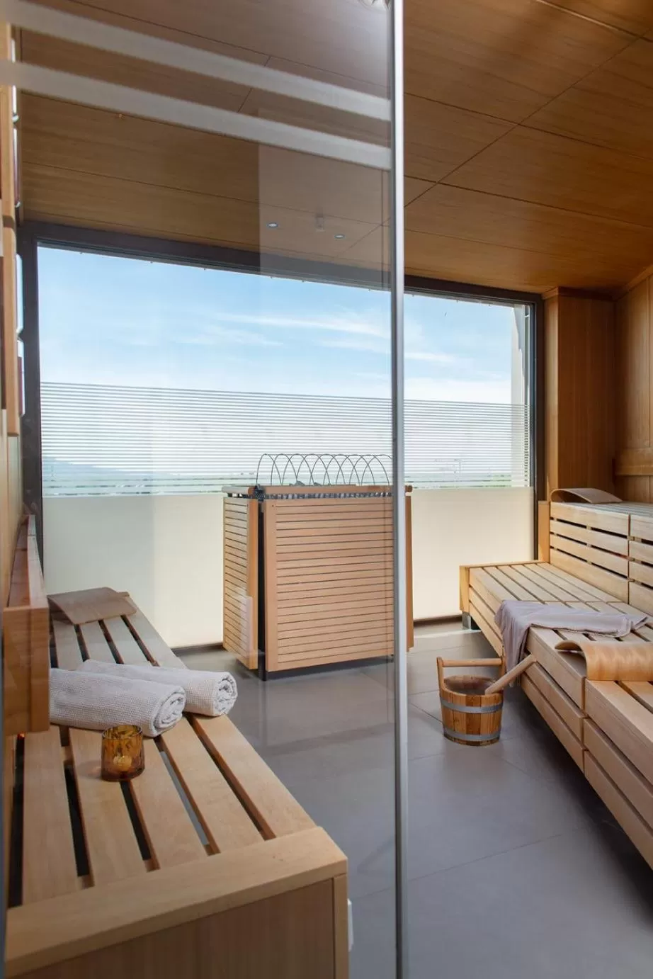 Sauna, Bed in hirschen dornbirn - das boutiquestyle hotel - skyrelax & wellness im rooftop