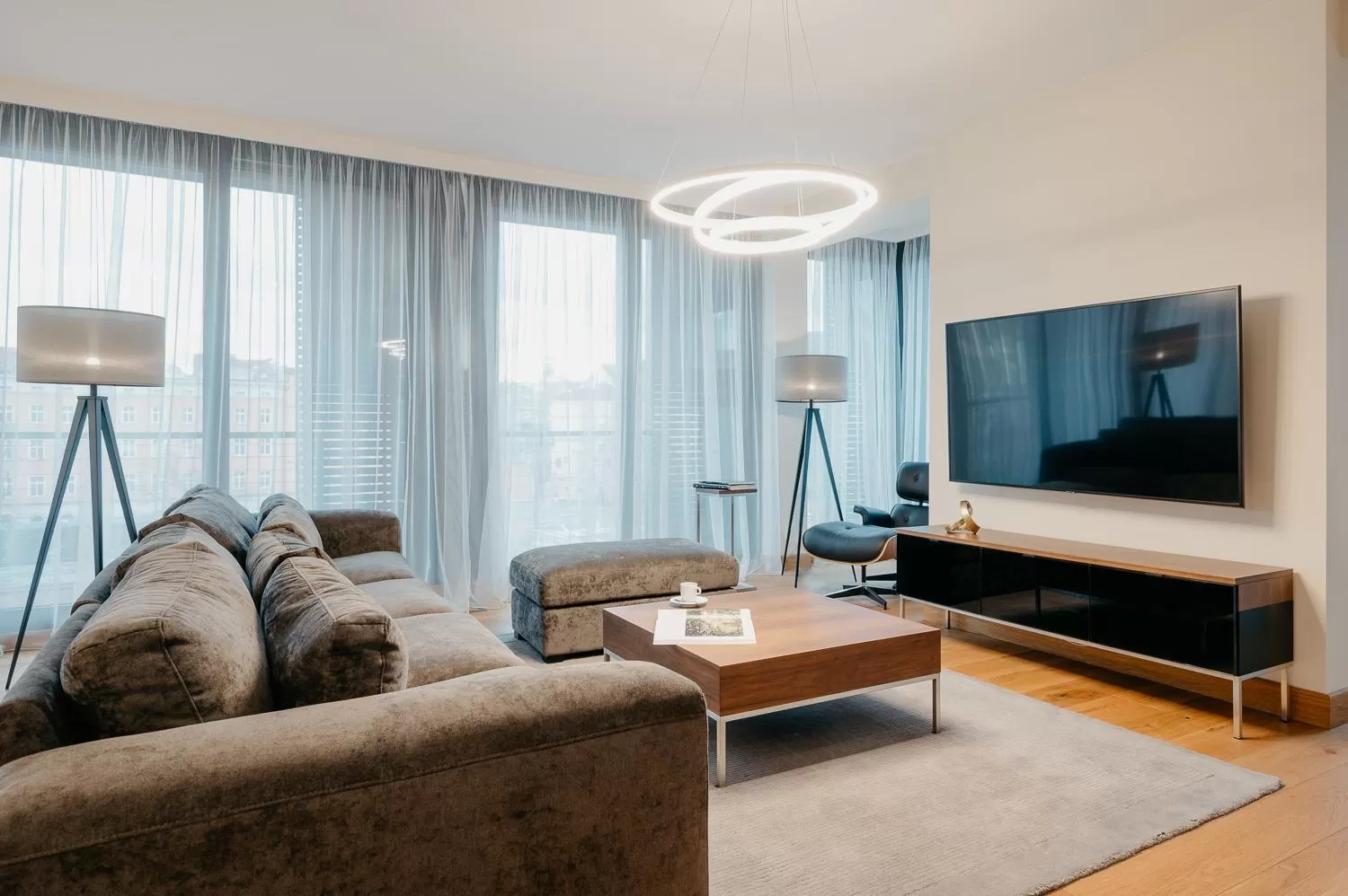 Communal lounge/ TV room in EXCLUSIVE Aparthotel MARINA