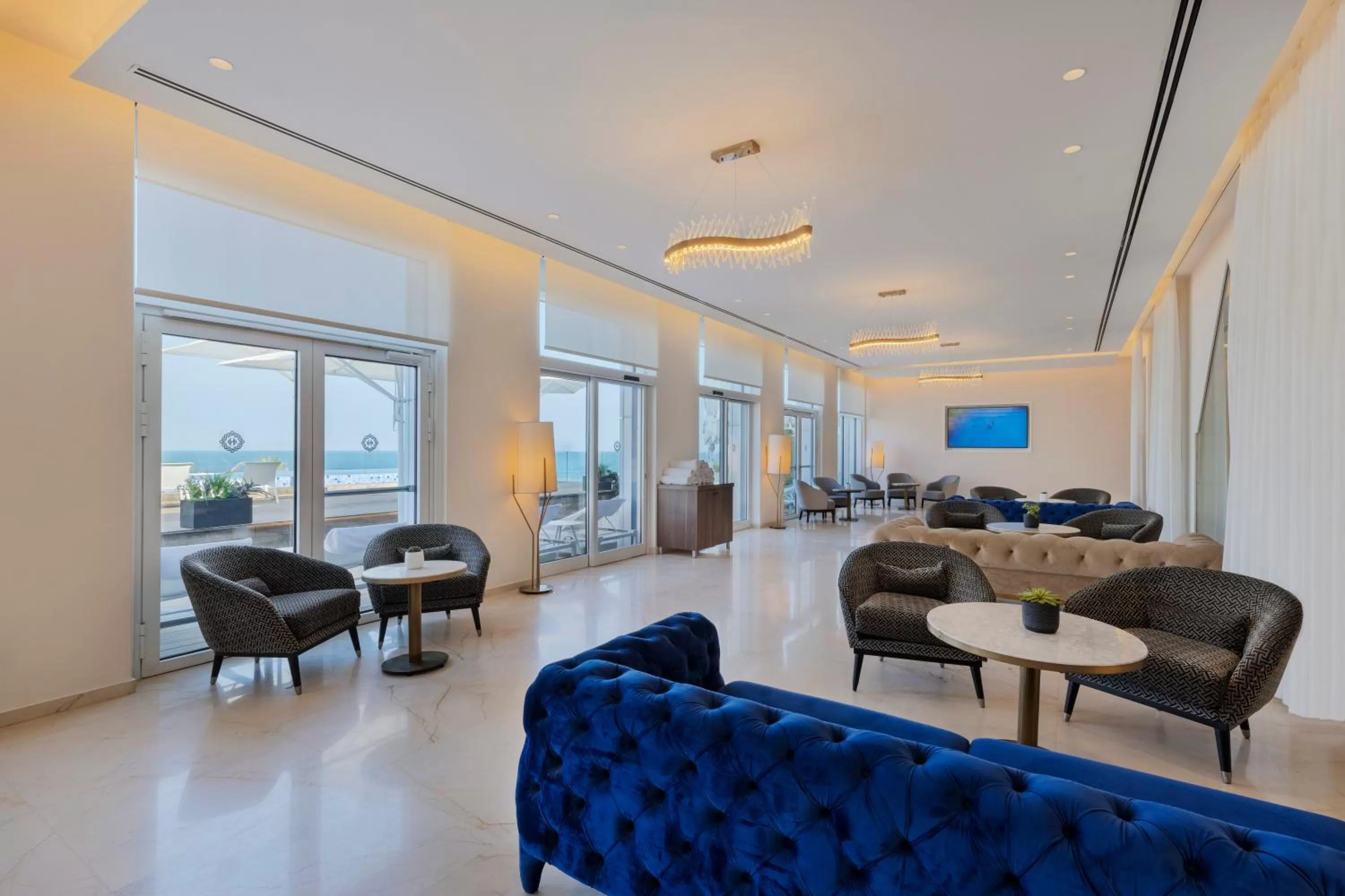 Seating area in Herbert Samuel Opera Tel Aviv