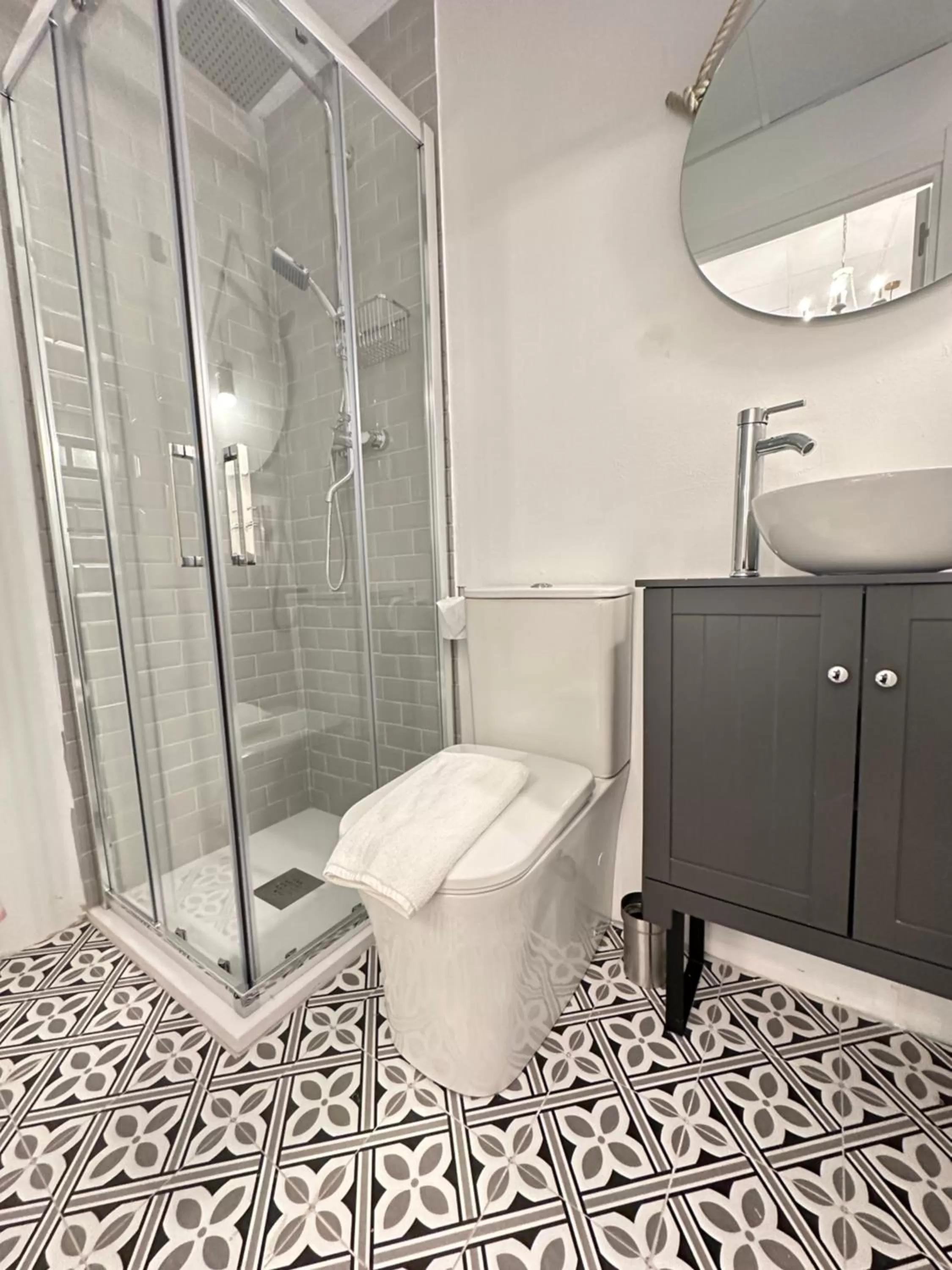 Shower, Bathroom in Siboni Luxury Rooms - Adults Only