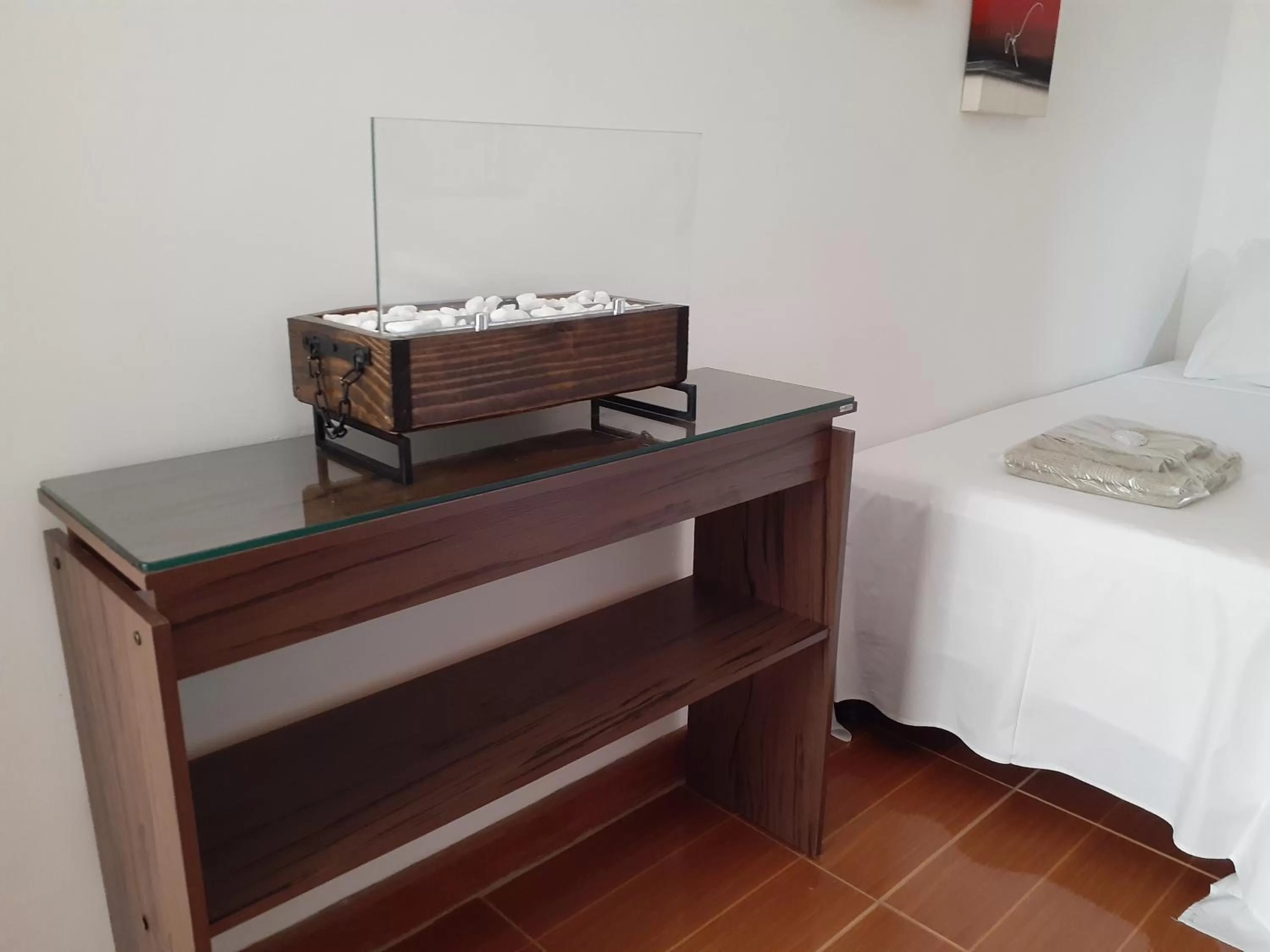 Bed in Pousada R.N.C. Nosso Paraíso