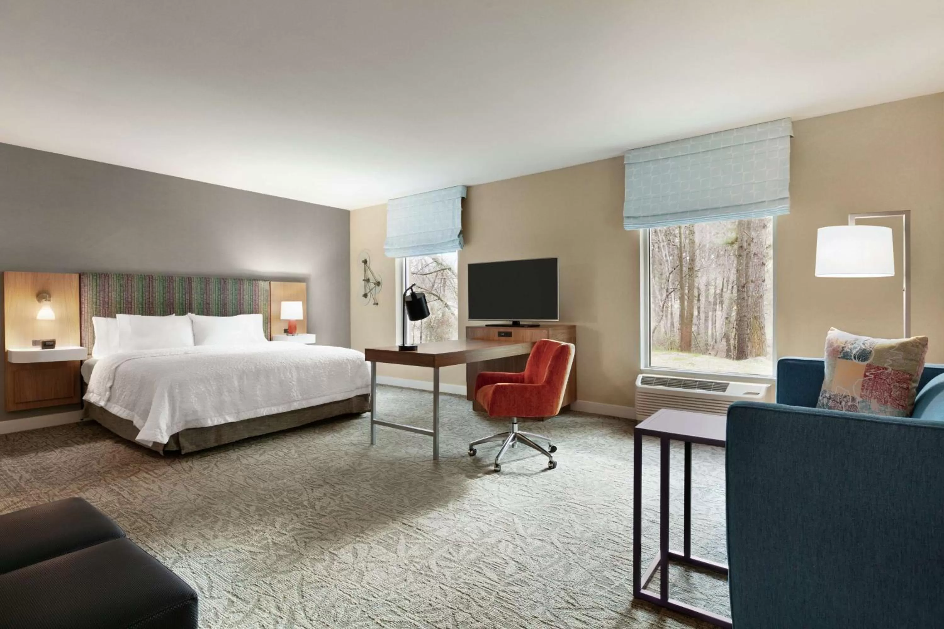 Bedroom, Bed in Hampton Inn And Suites By Hilton Johns Creek