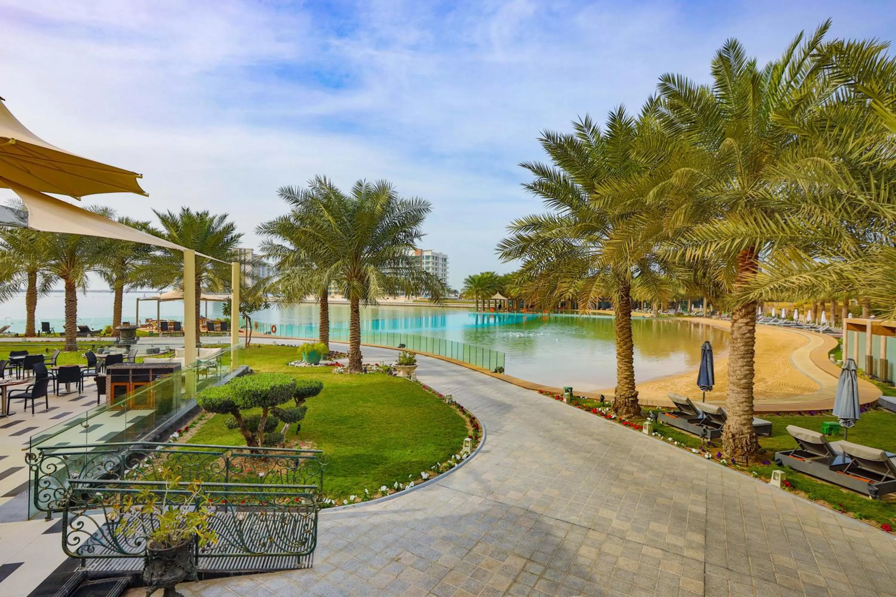 Pool view in Palavra Resort
