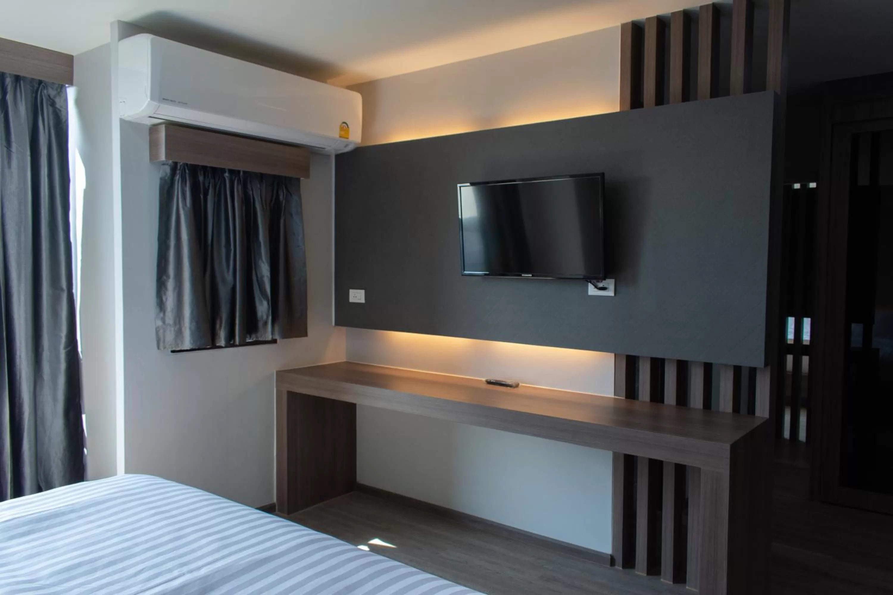 TV and multimedia in โรงแรมดับเบิ้ลดี ปากเกร็ด Double D hotel