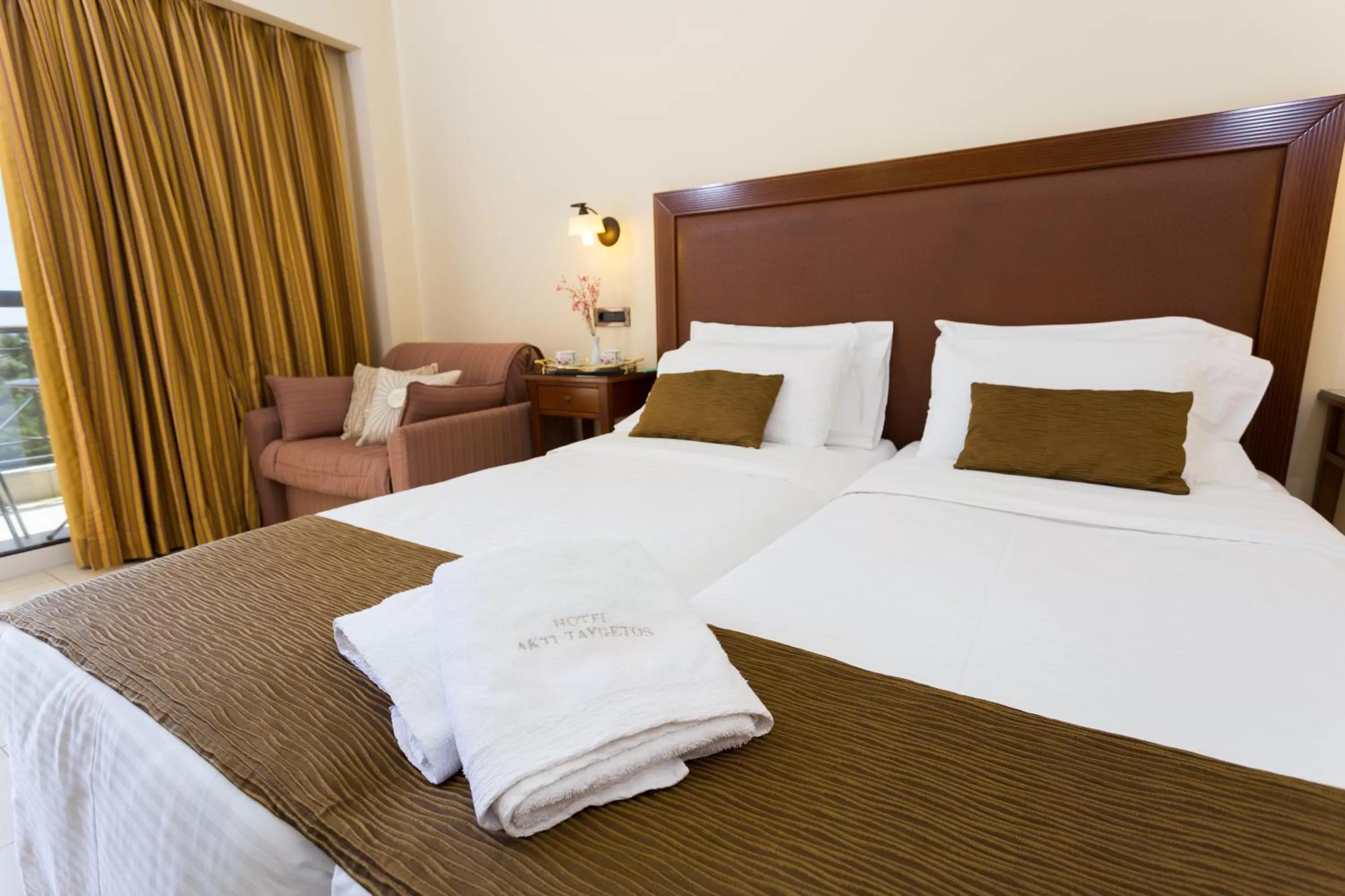 Superior Double Room with Side Sea View in Akti Taygetos - Conference Resort