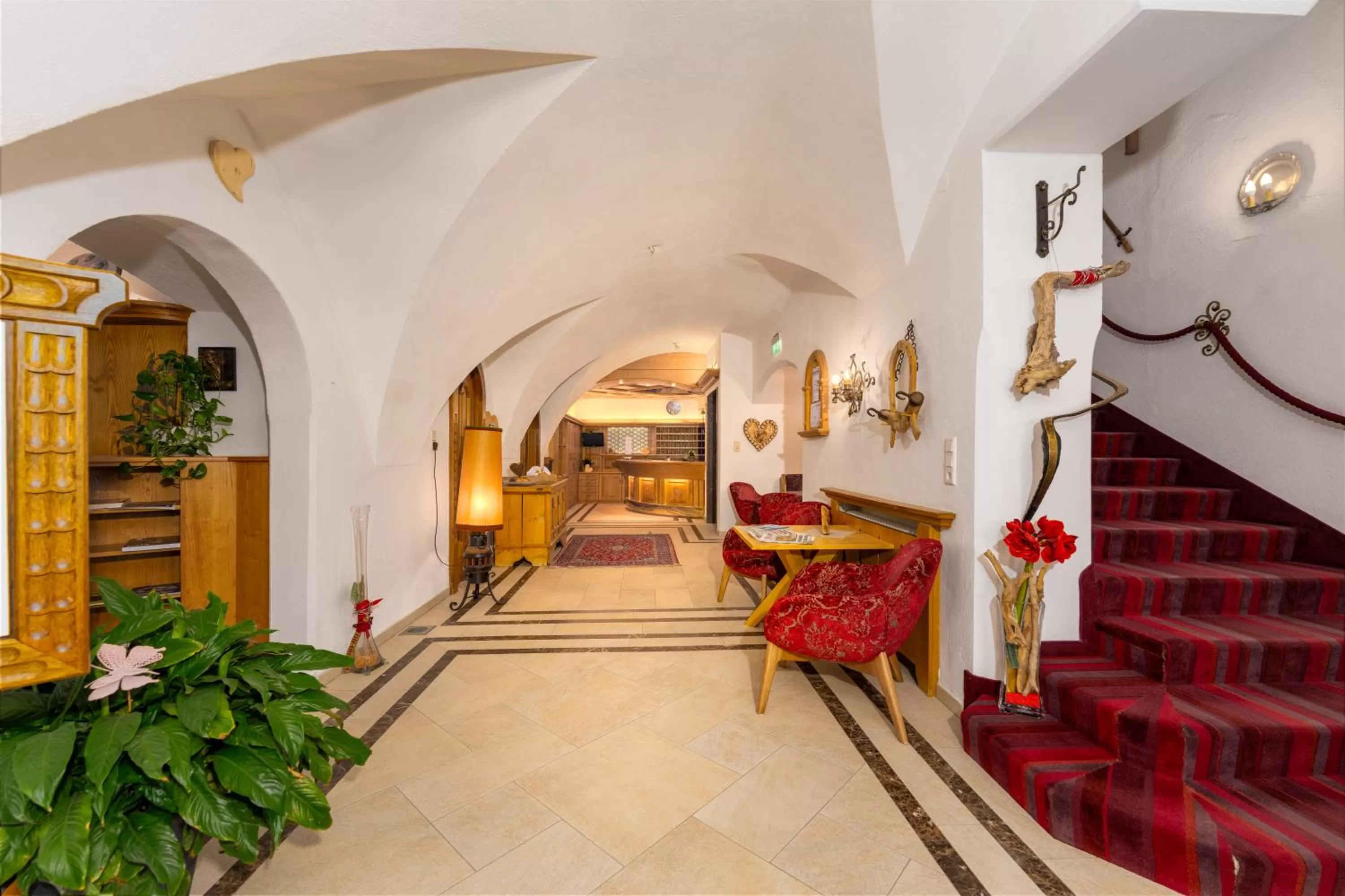 Lobby or reception in Hotel Schwarzer Adler