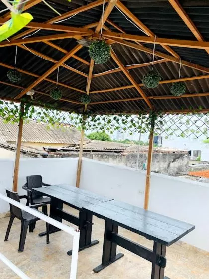Patio in Hotel La Española
