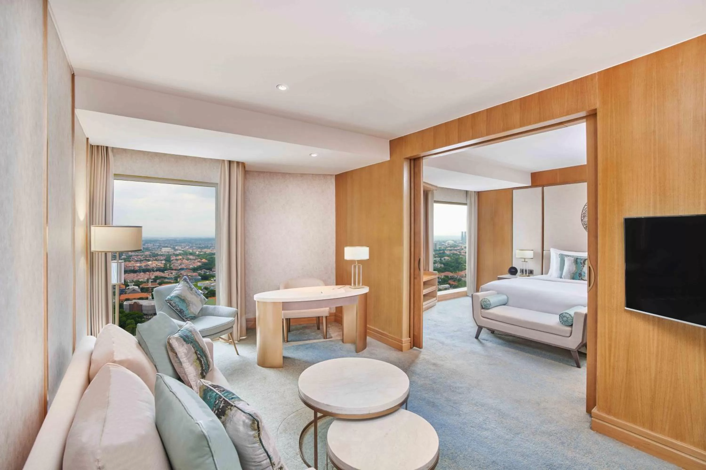 Living room, Bed in Vasa Hotel Surabaya