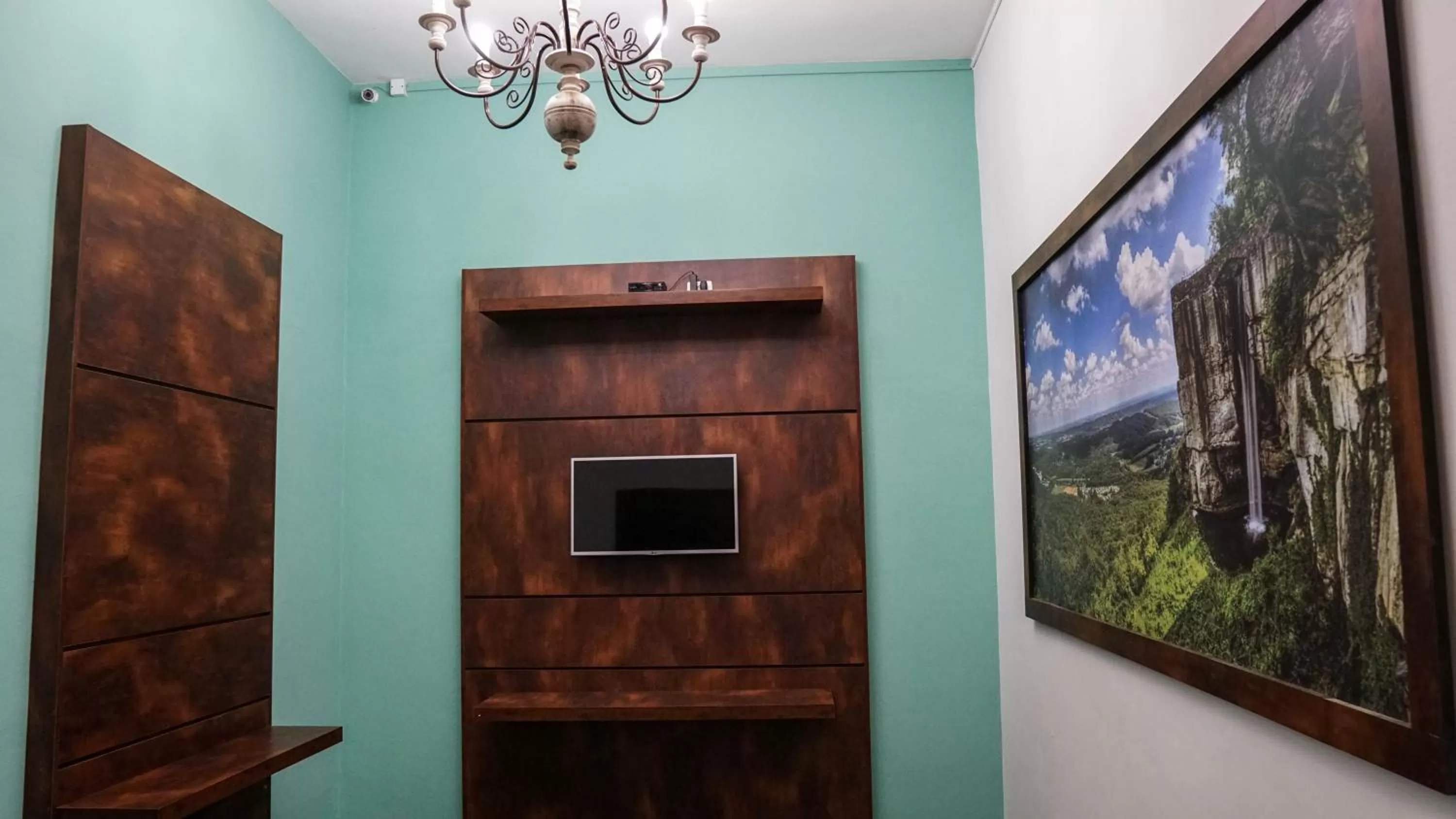 TV/Entertainment Center in Pousada o Amanhecer