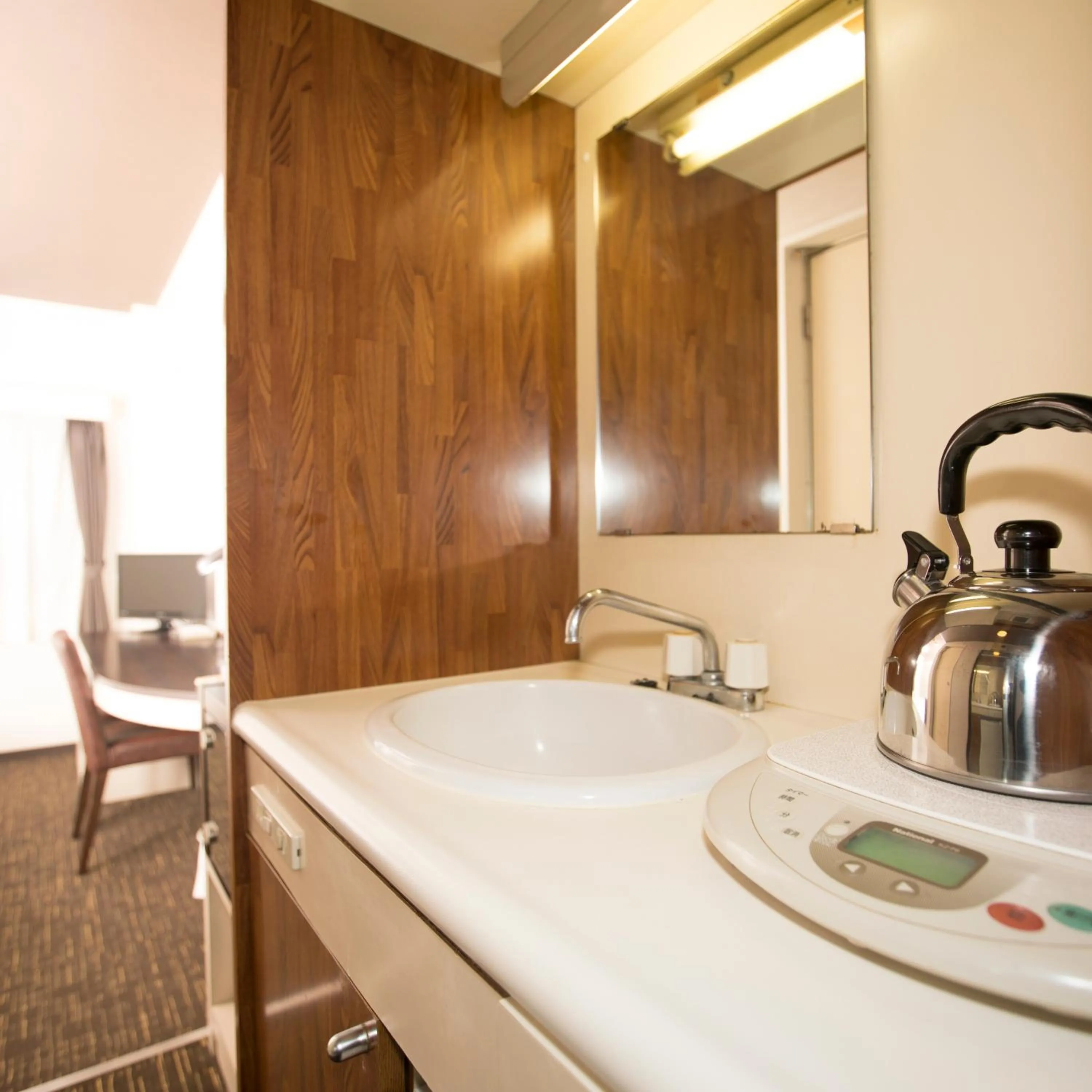 Kitchen or kitchenette in FLEXSTAY INN Kawasaki Kaizuka