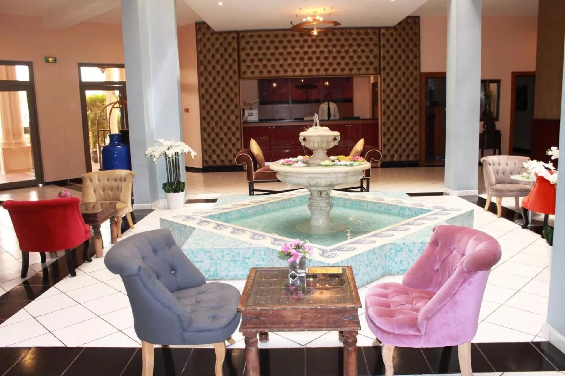 Lobby or reception in Les Acacias Hotel Djibouti