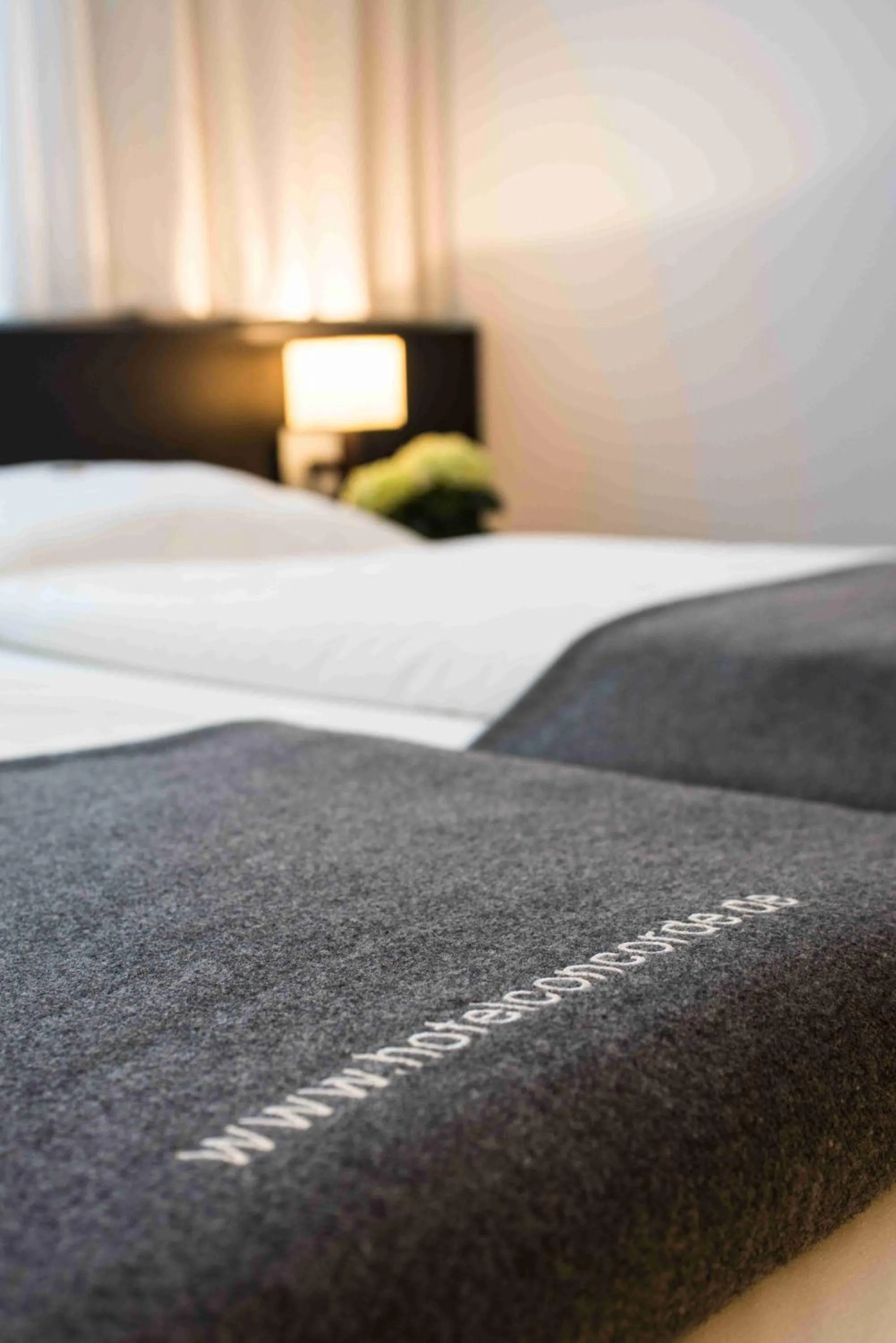 Bed in Hotel Concorde