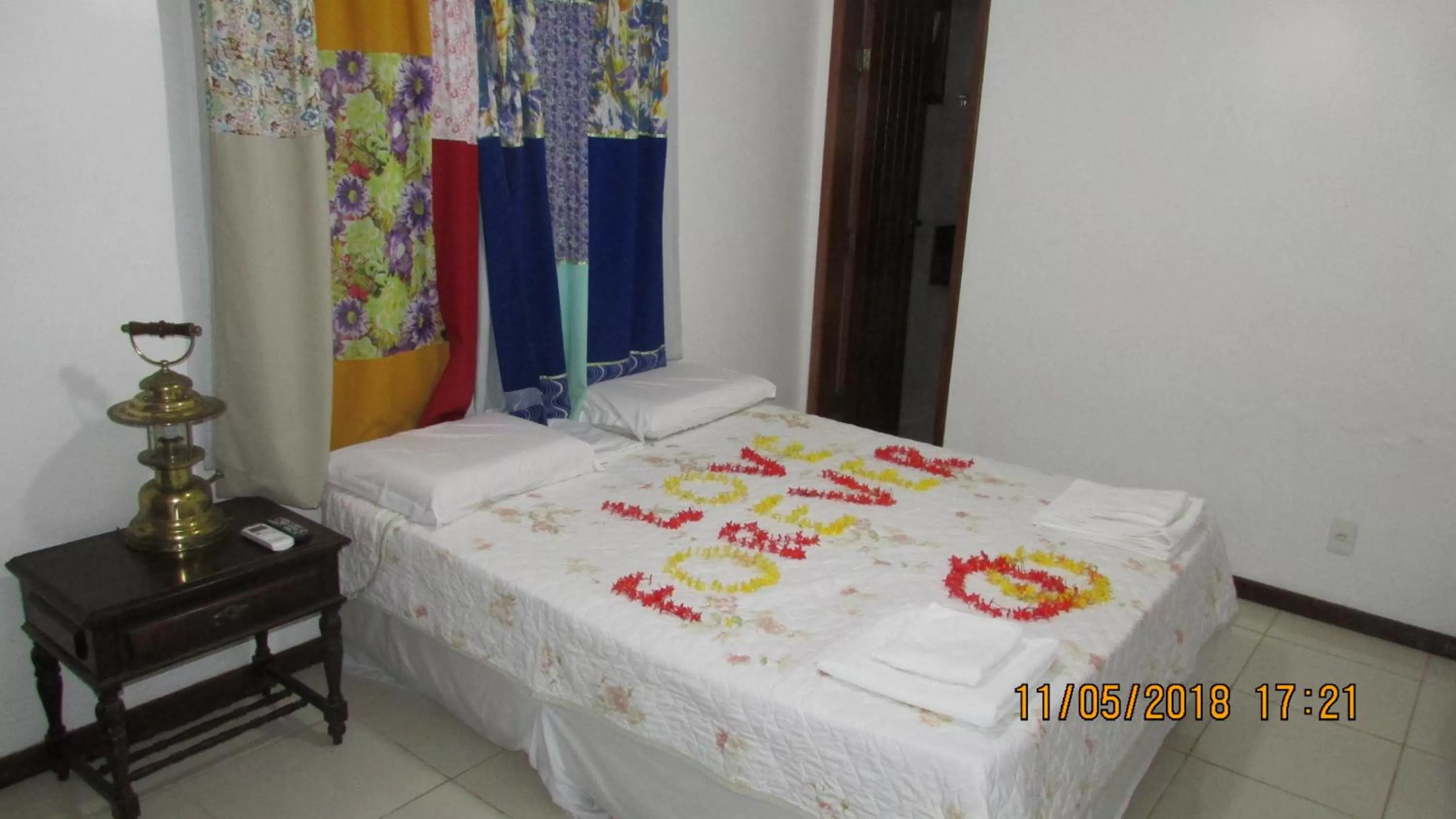 Decorative detail, Bed in Pousada Ipitanga IV