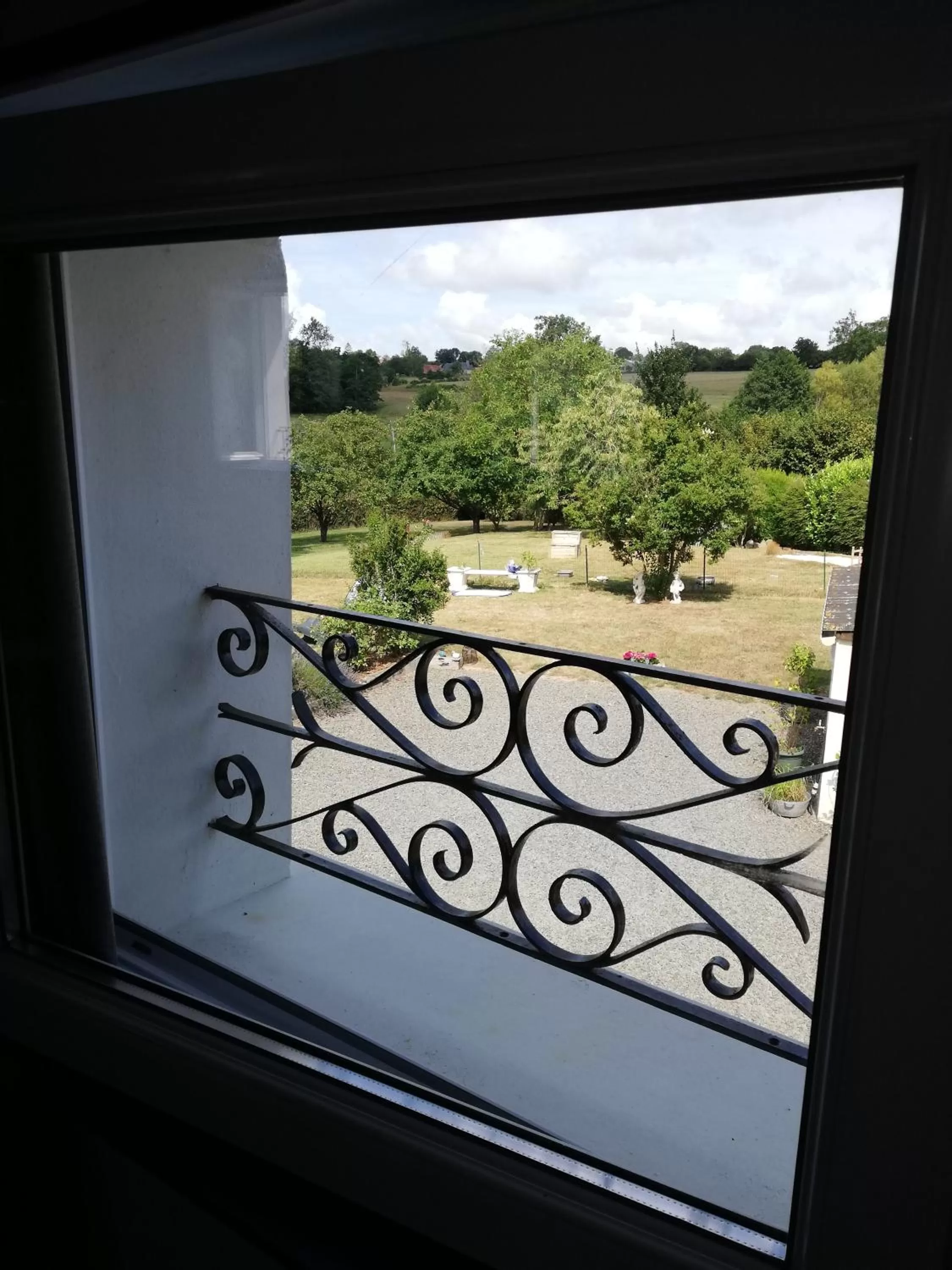 Garden view in La Parisiere