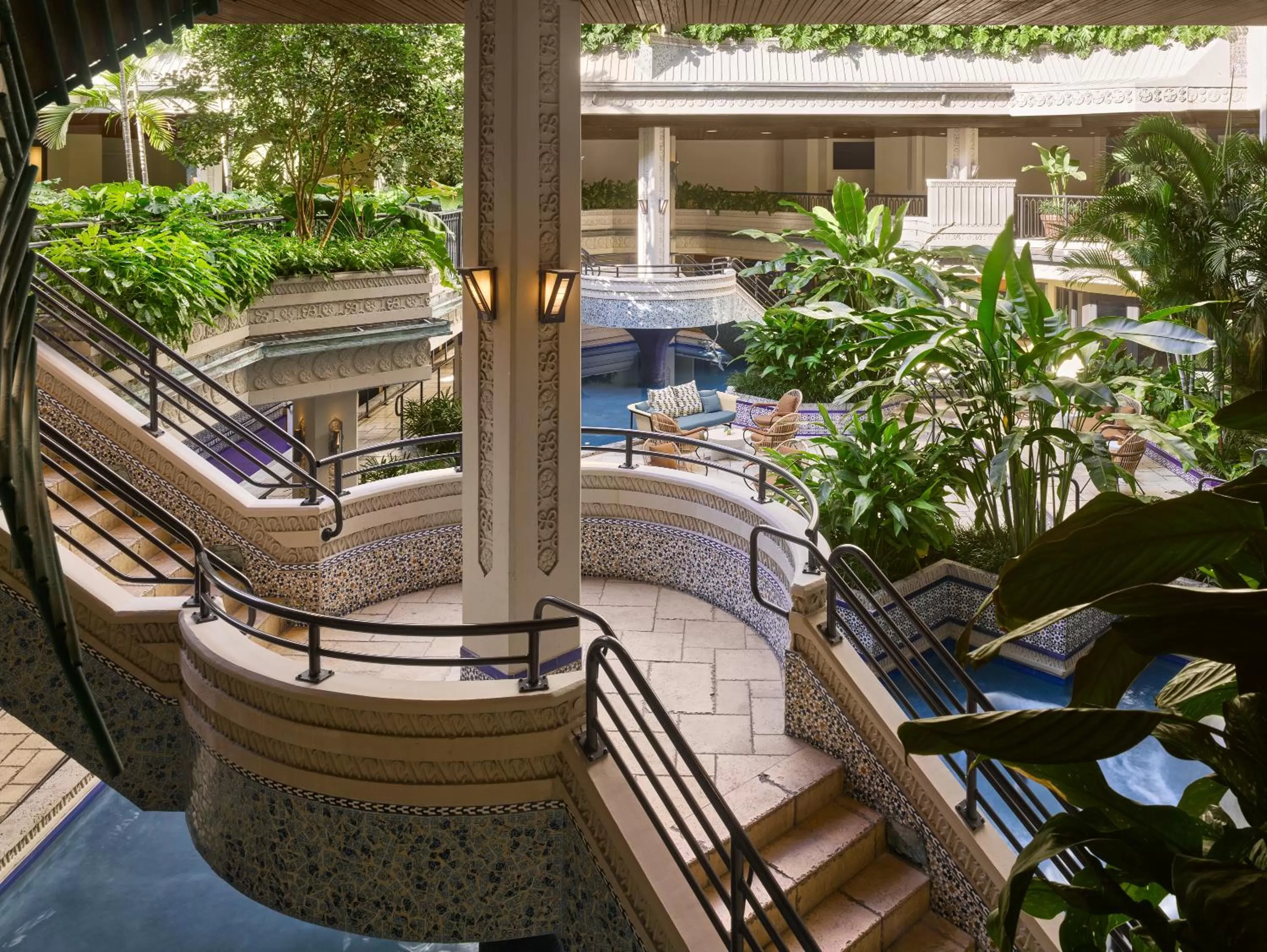 Inner courtyard view in Mayfair House Hotel & Garden
