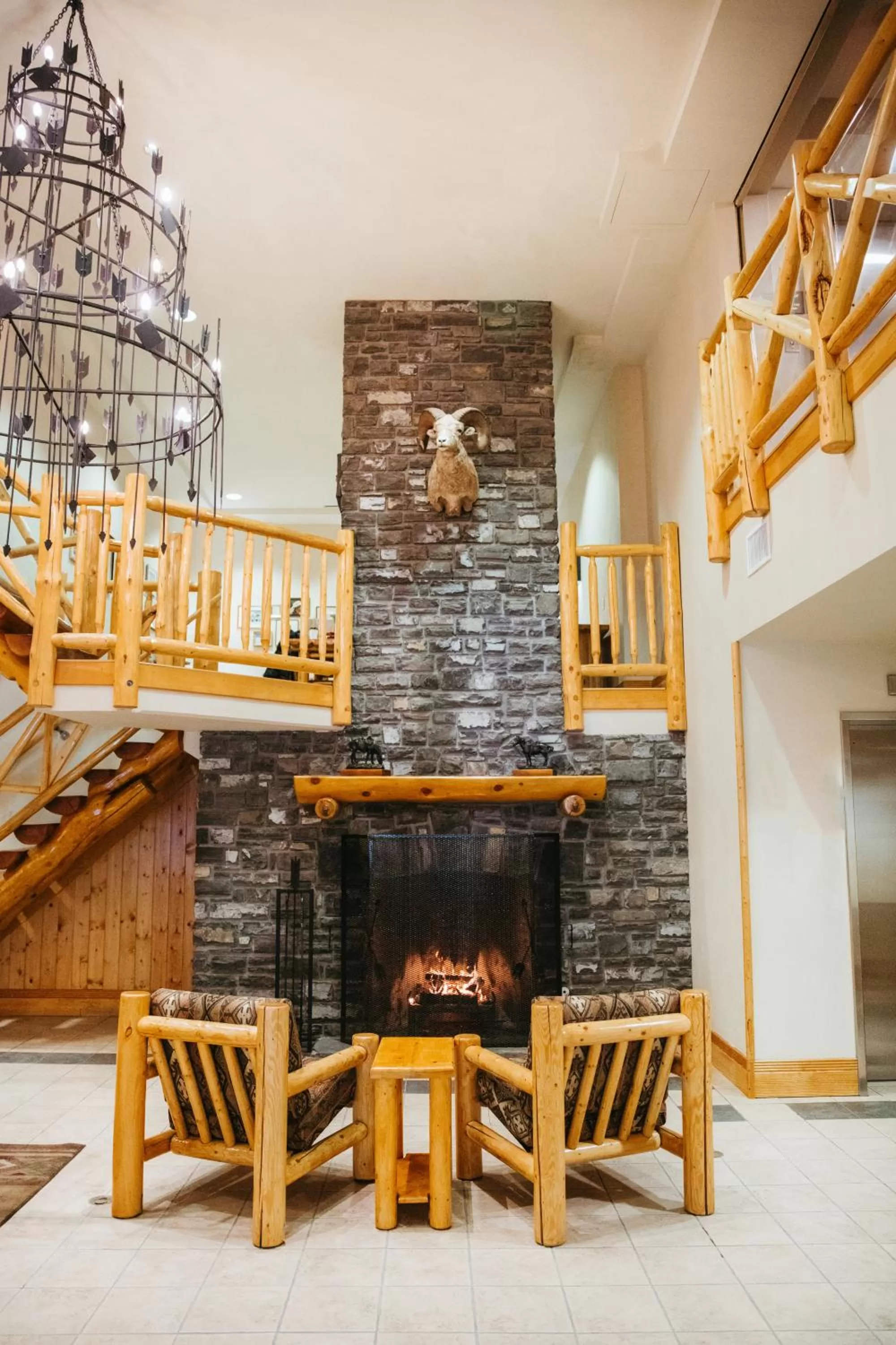 Lobby or reception in Brewster Mountain Lodge