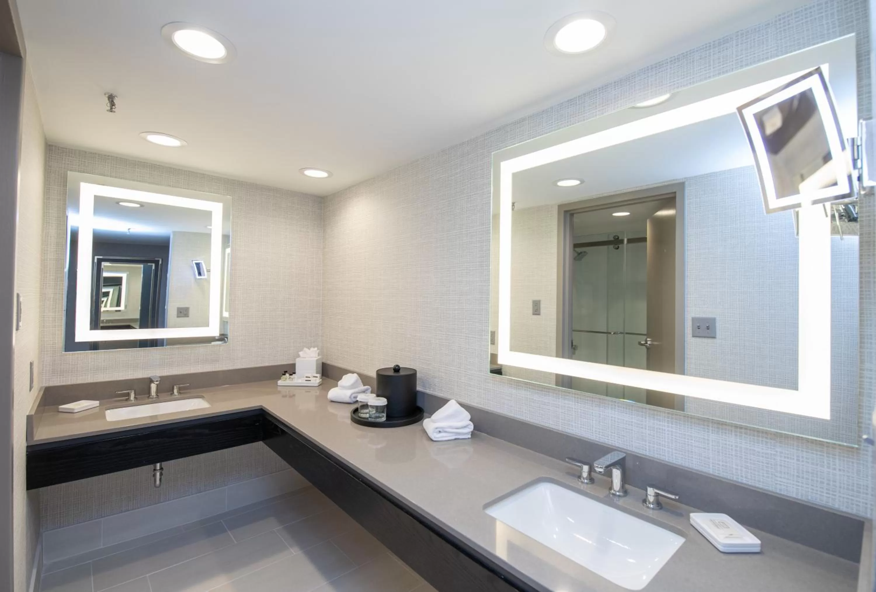 Bathroom in Crowne Plaza Providence-Warwick (Airport) by IHG