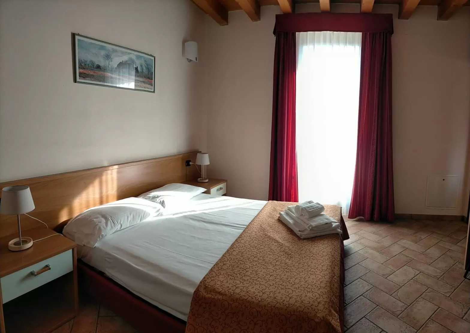 Bedroom, Bed in Hotel Agli Ulivi