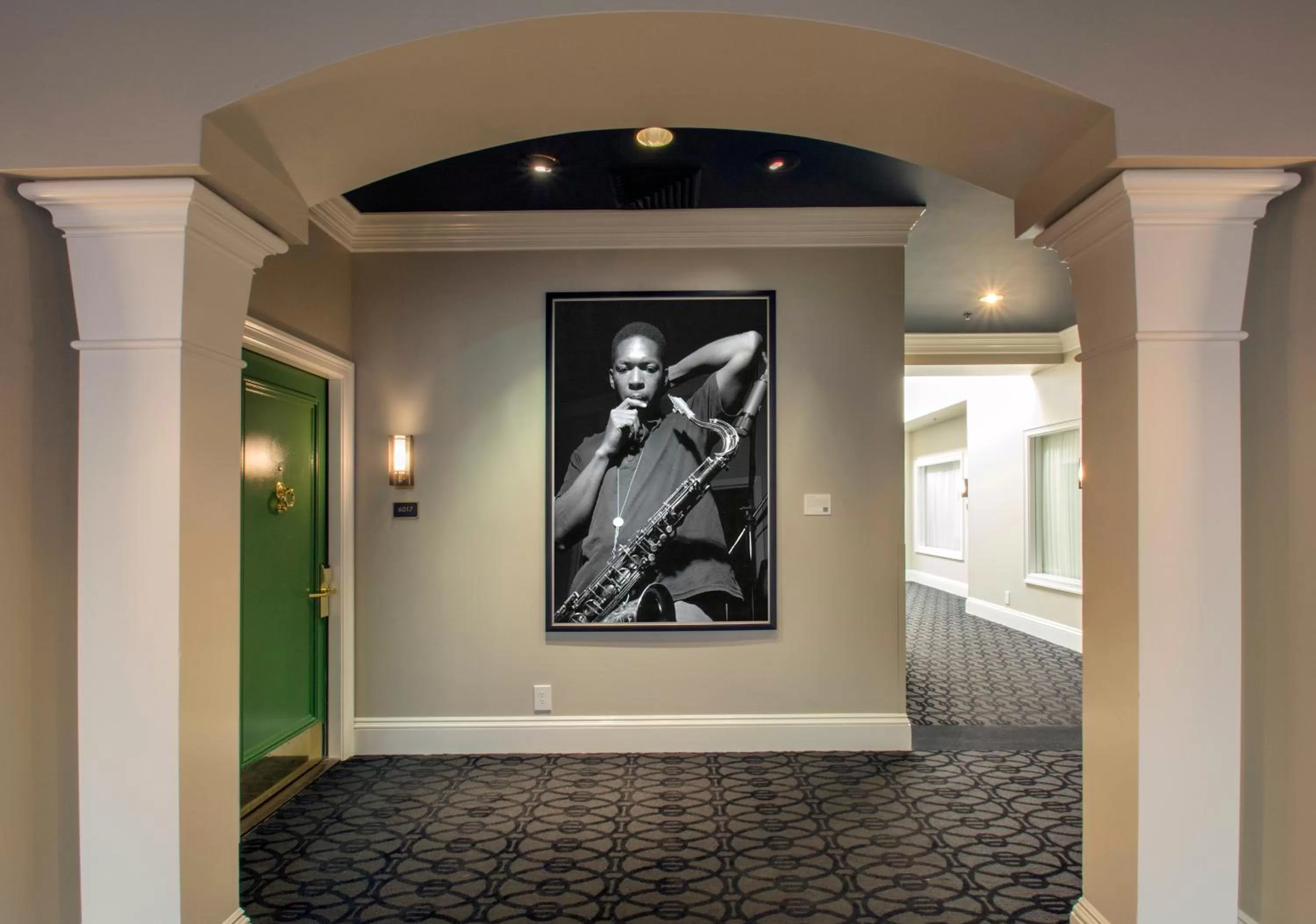 Decorative detail in Sentinel Hotel