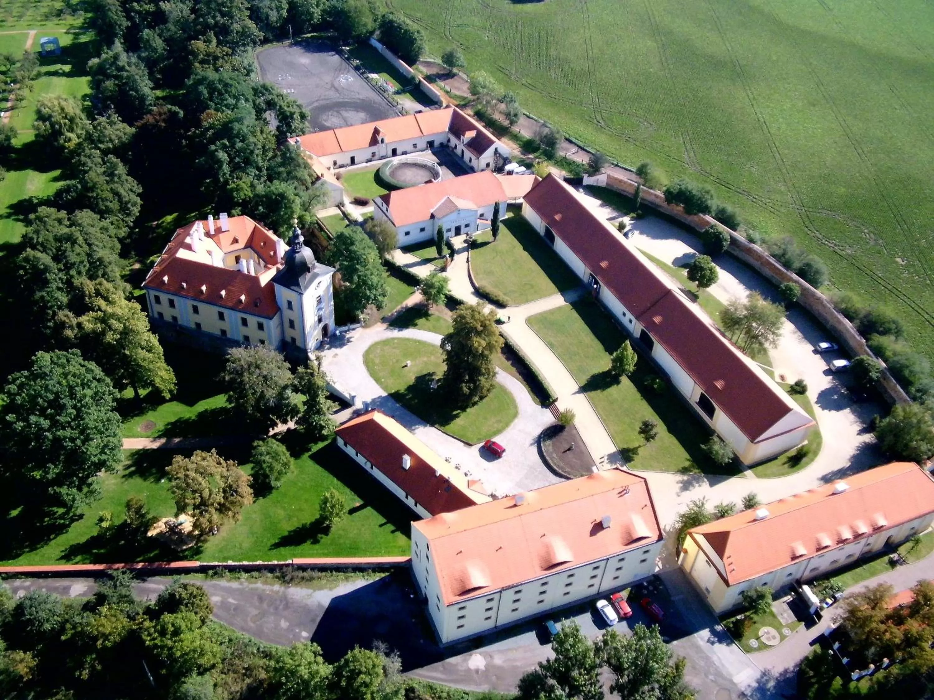 Bird's eye view in Pytloun Chateau Hotel Ctěnice