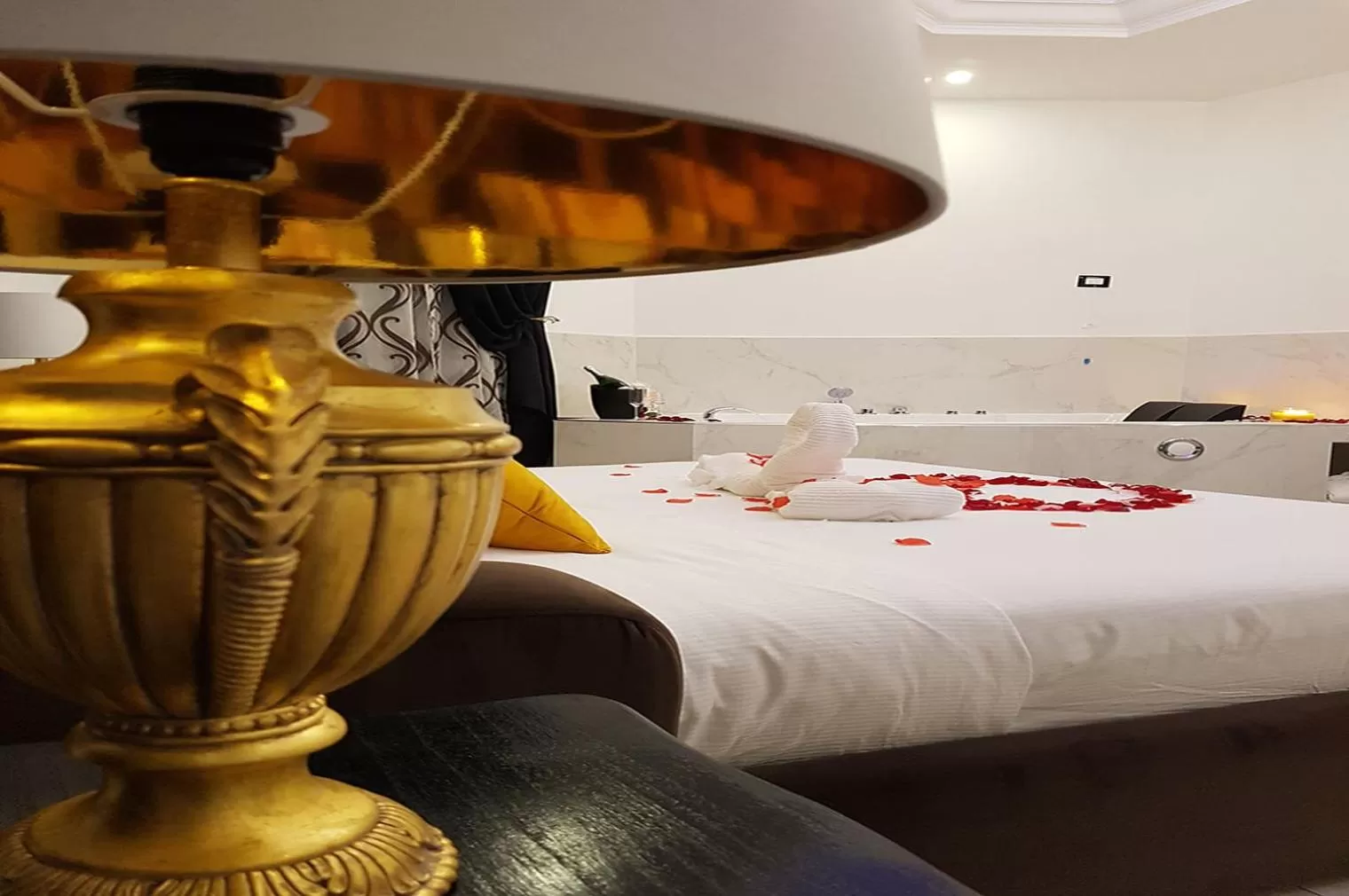 Bed in Escape Luxury Suite - CA Domus Collection