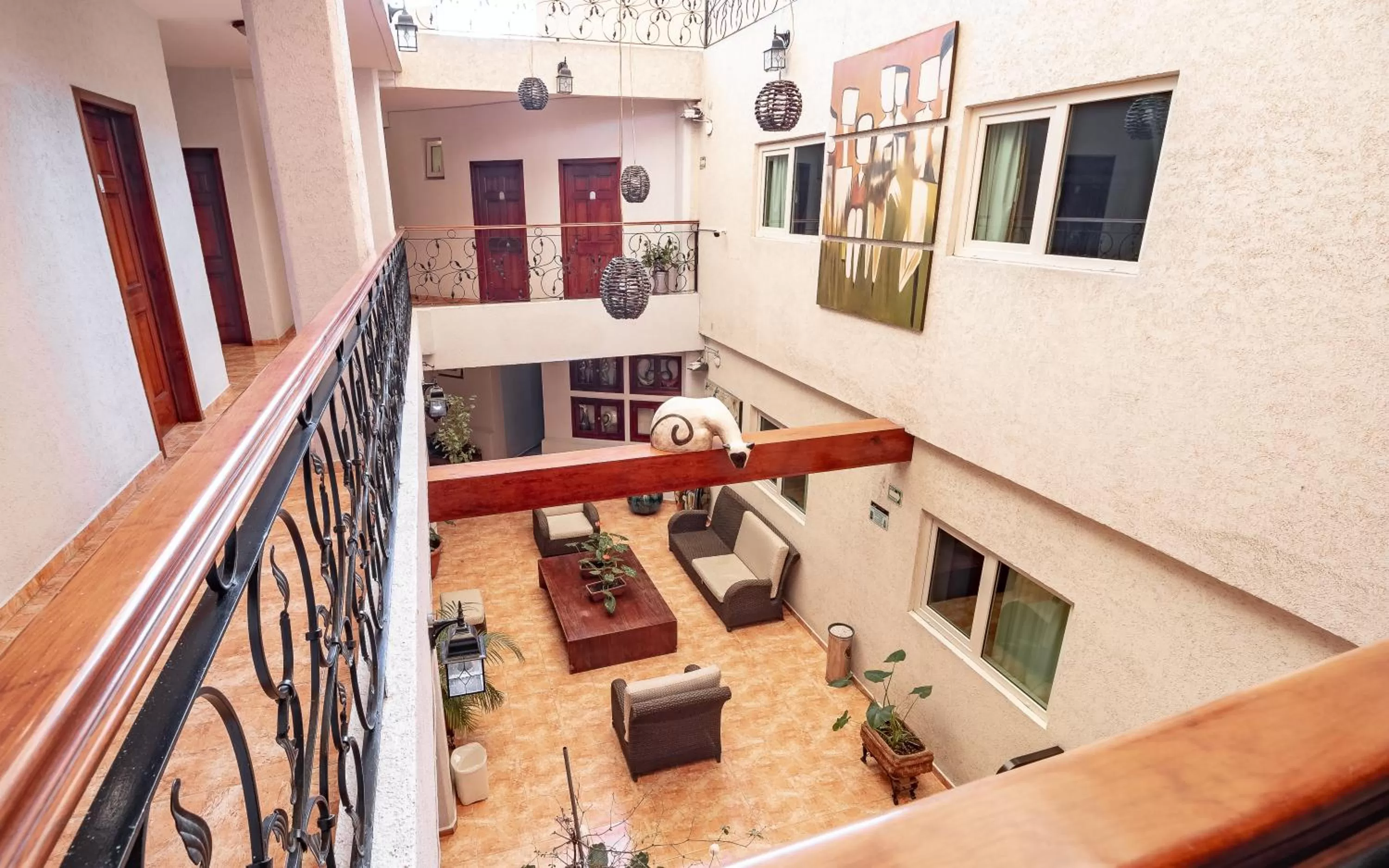 Living room in Hotel Alcazar - Guadalajara Centro Historico