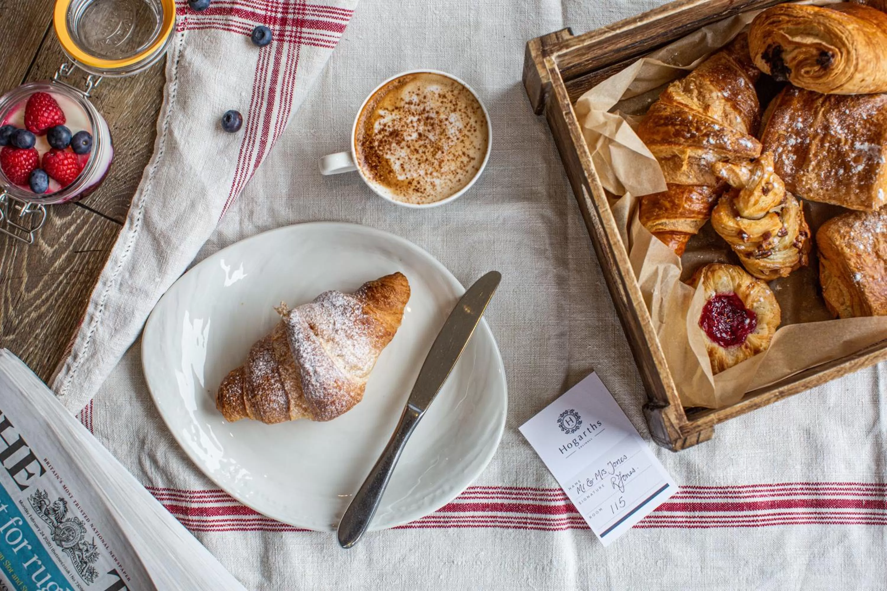 Food close-up in Hogarths