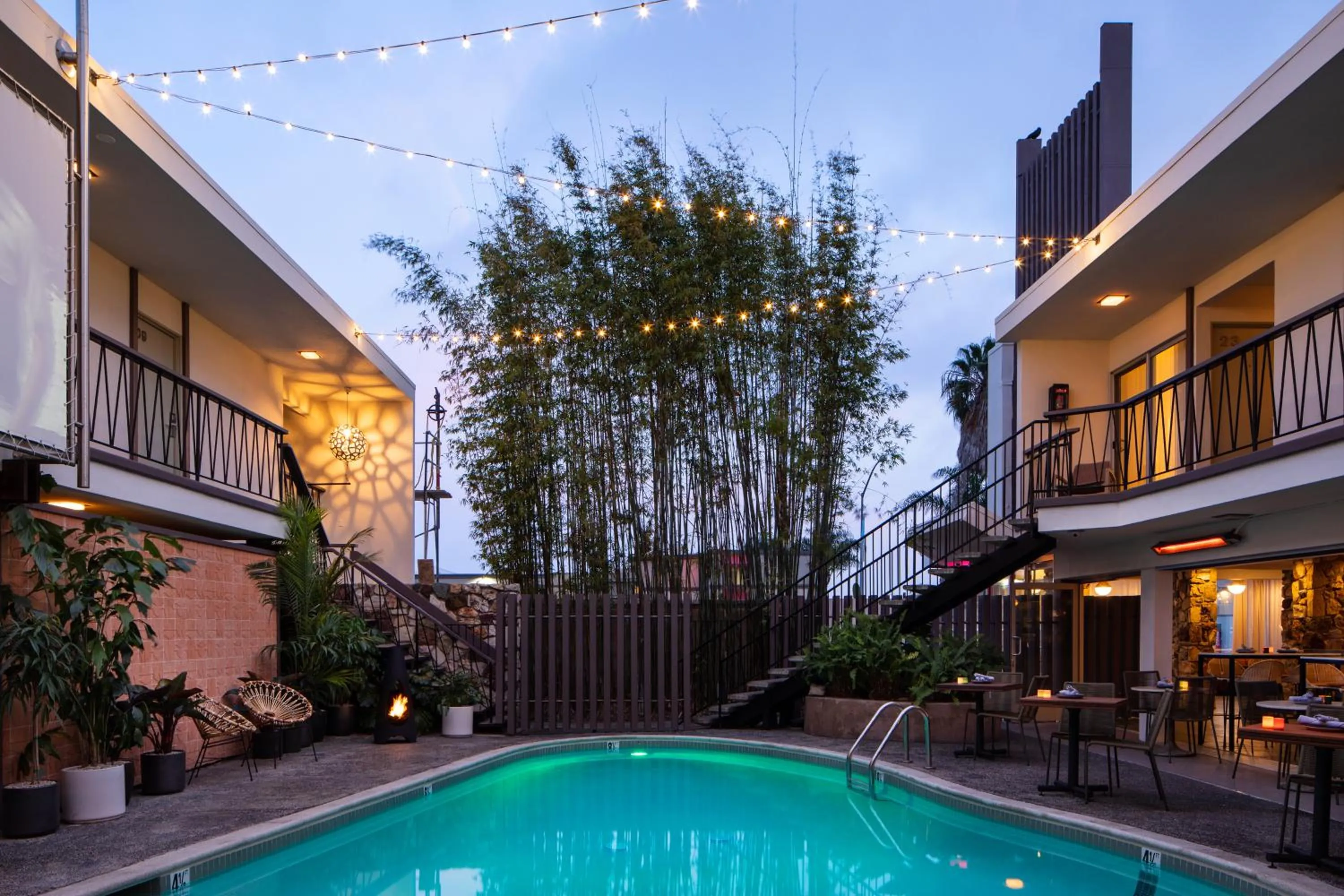 Swimming pool in The Pearl Hotel