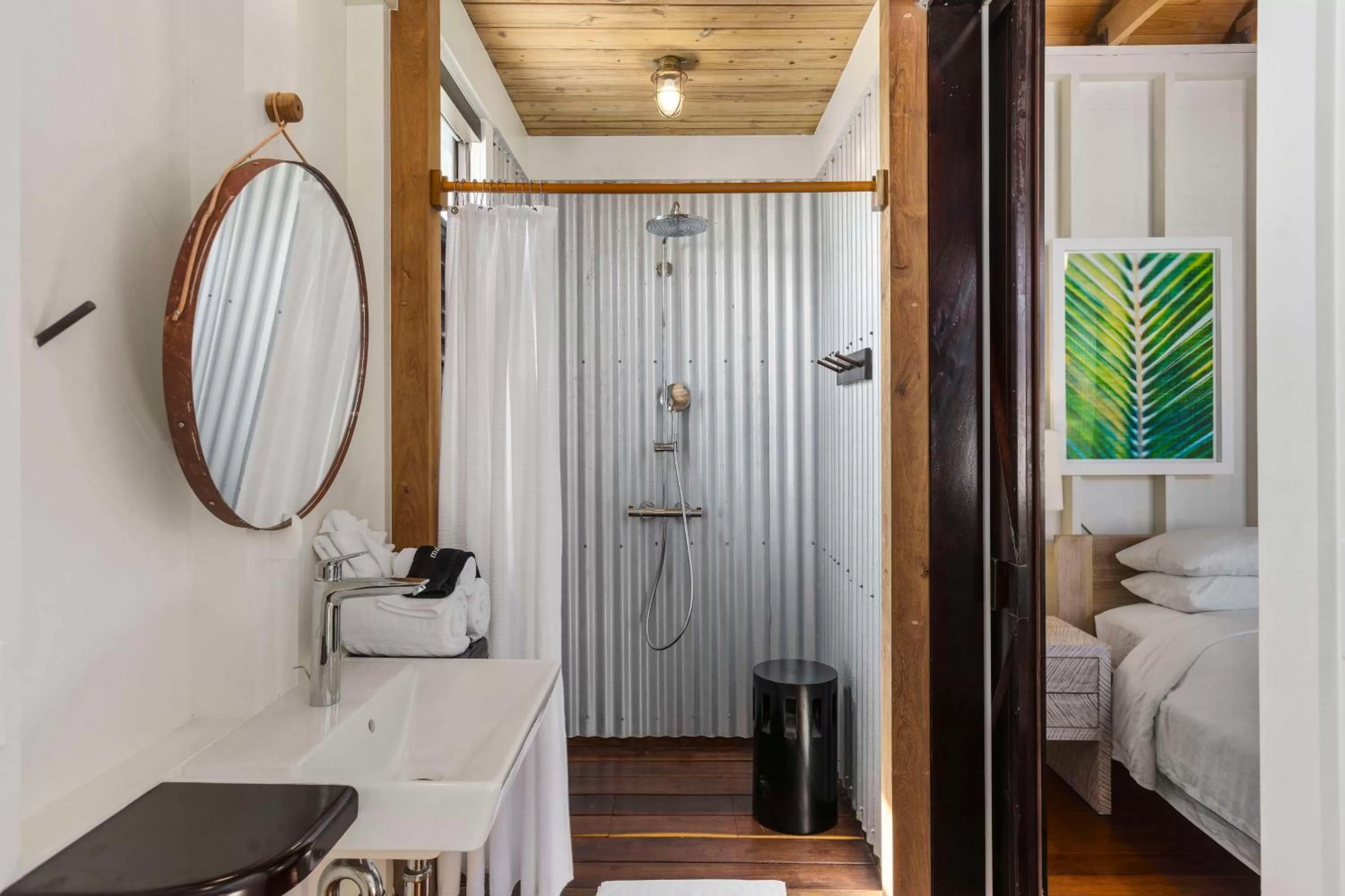 Bathroom, Bed in Mahogany Bay Resort and Beach Club, Curio Collection