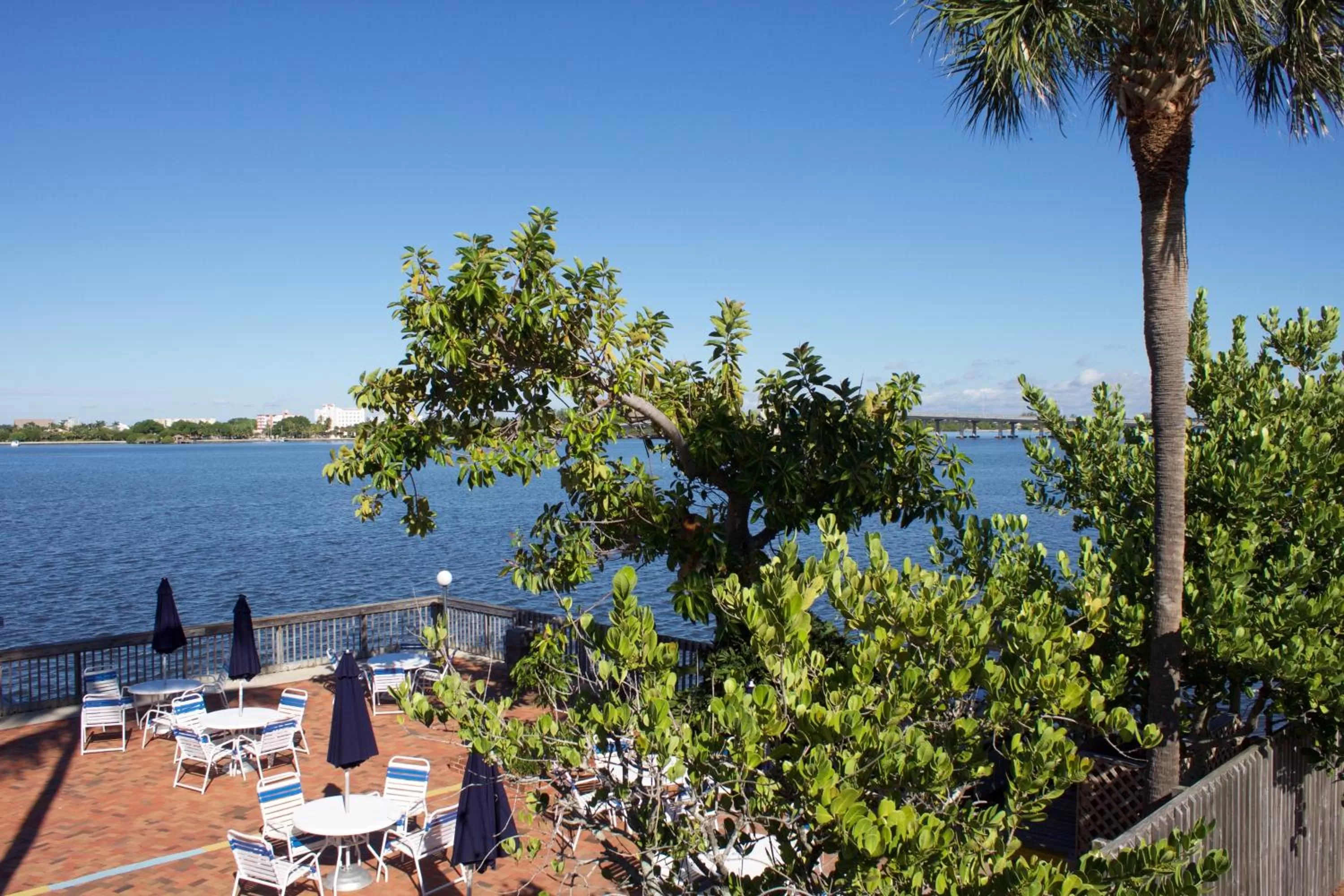 Patio, Sea View in Palm Beach Waterfront Condos - Full Kitchens!