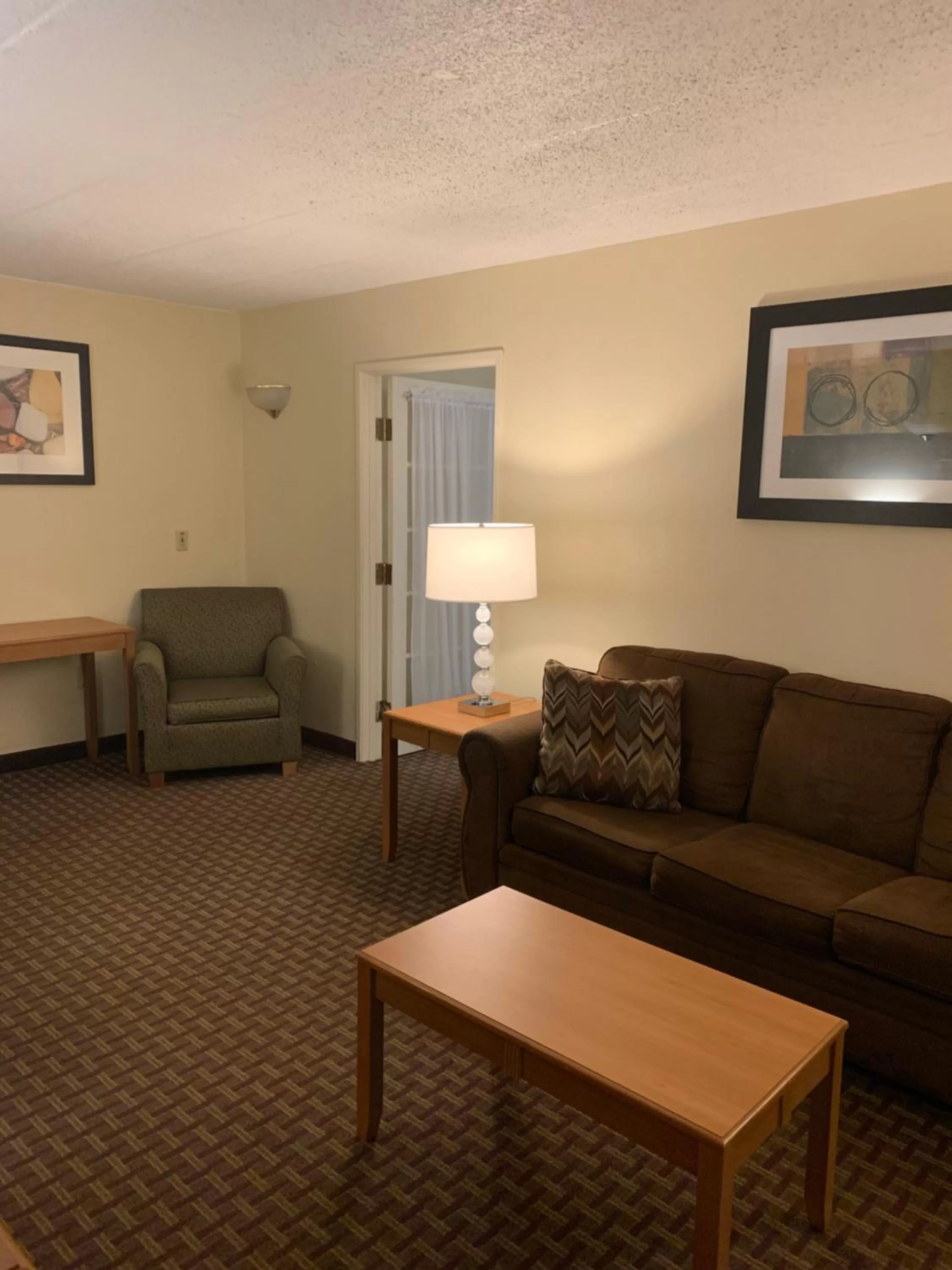 Seating area in Ramada by Wyndham Marquette