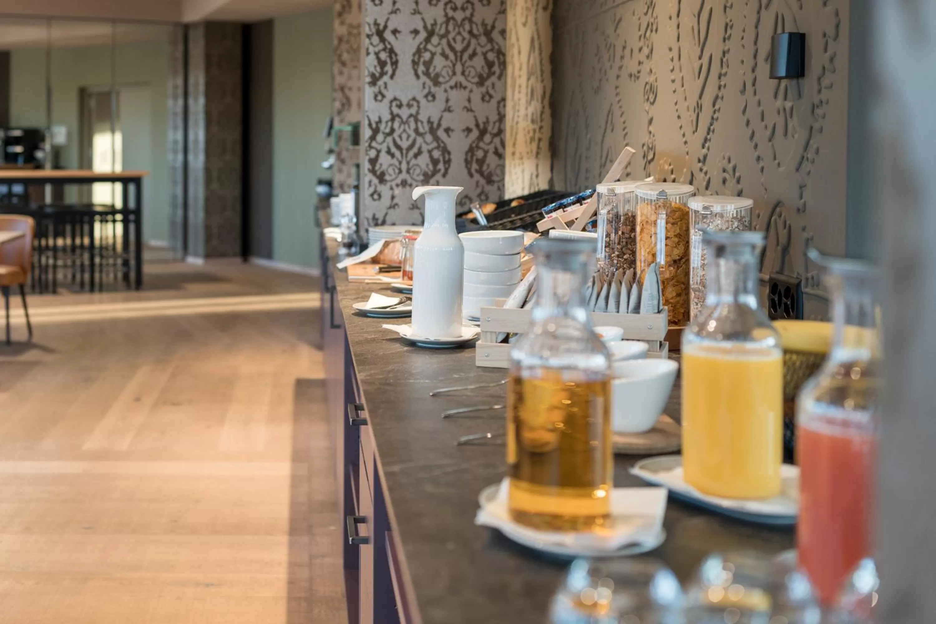 Breakfast in b-smart hotel Menziken